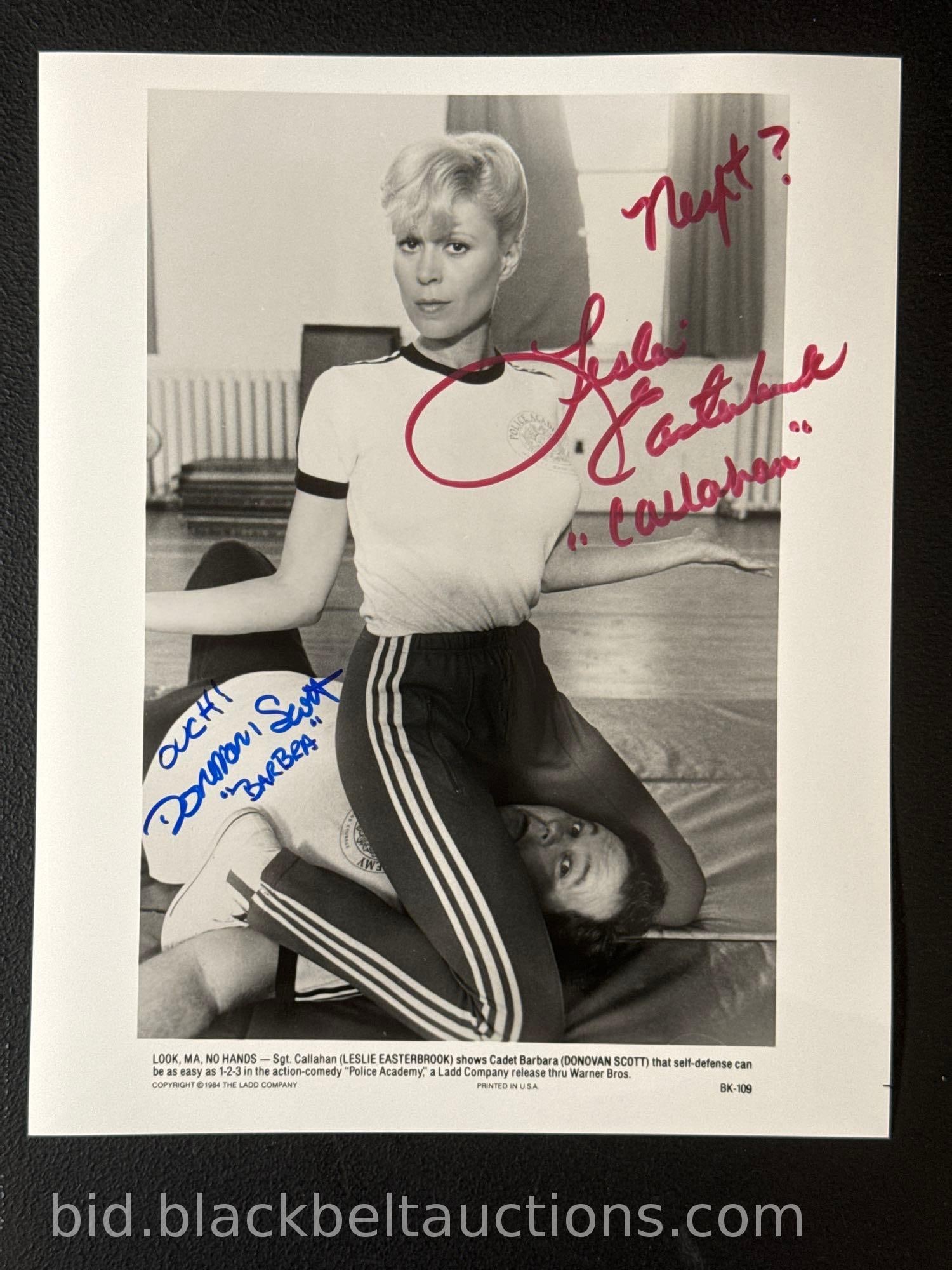 Leslie Easterbrook & Donovan Scott Signed Photo (1 of 2)