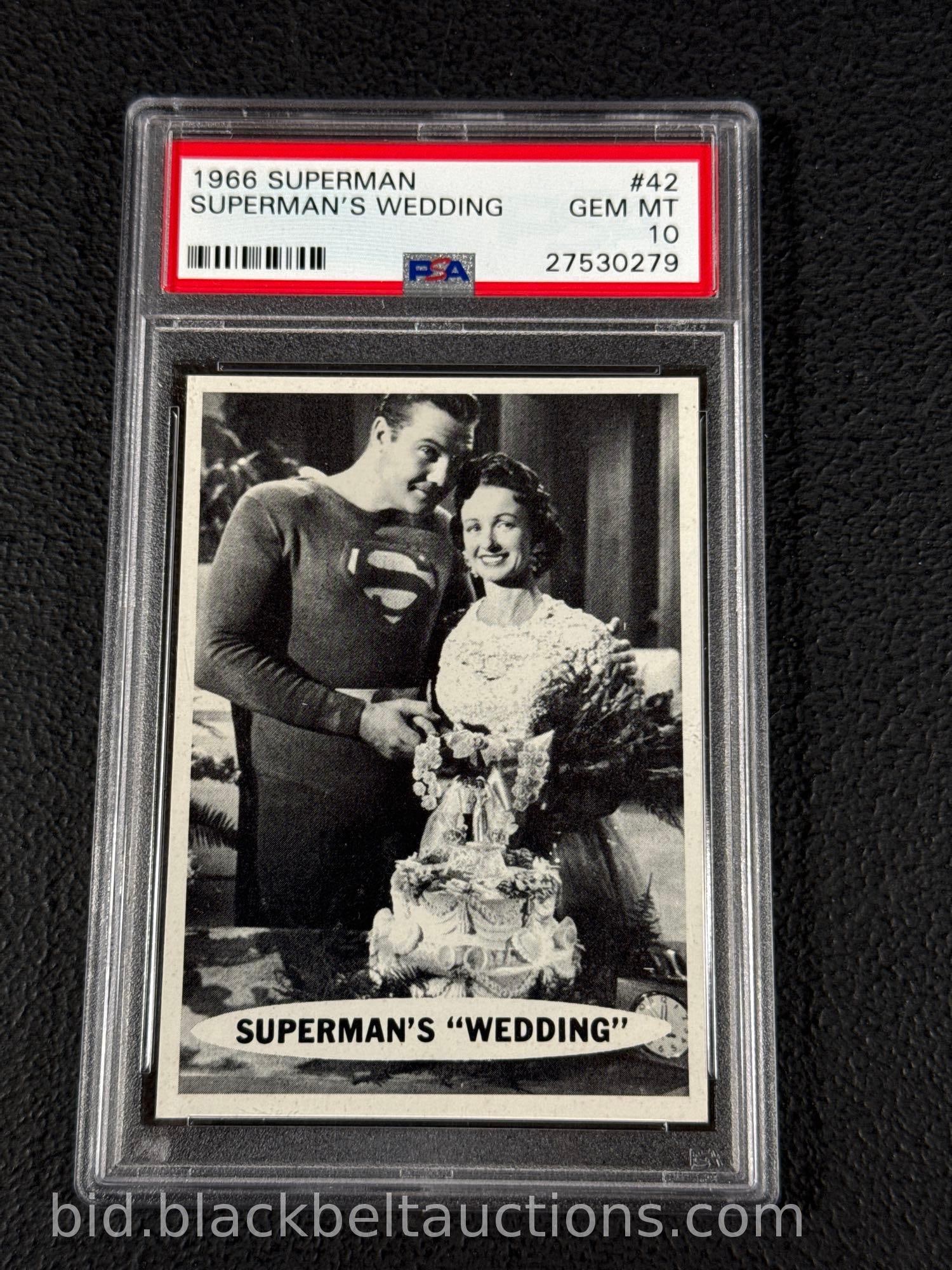 PSA Graded 1966 Superman Trading Card (1 of 2)