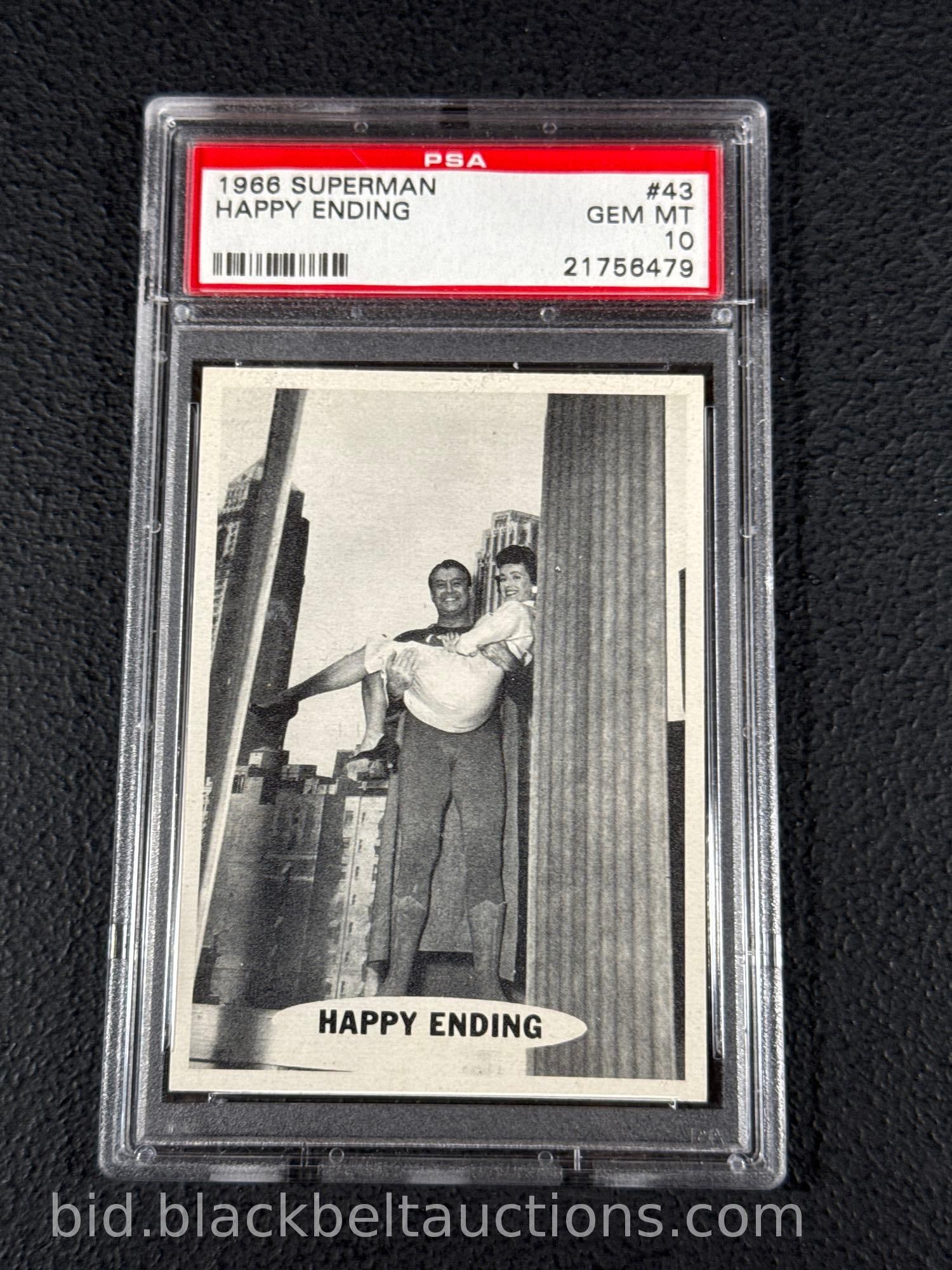 PSA Graded 1966 Superman Trading Card (1 of 2)