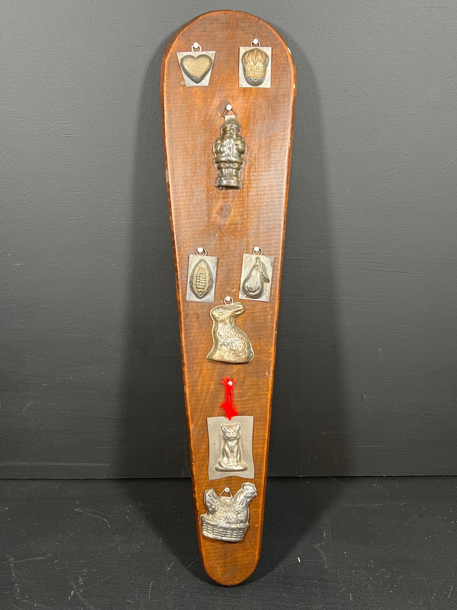 Decorative Wall Hanging Featuring Small Molds (1 of 6)