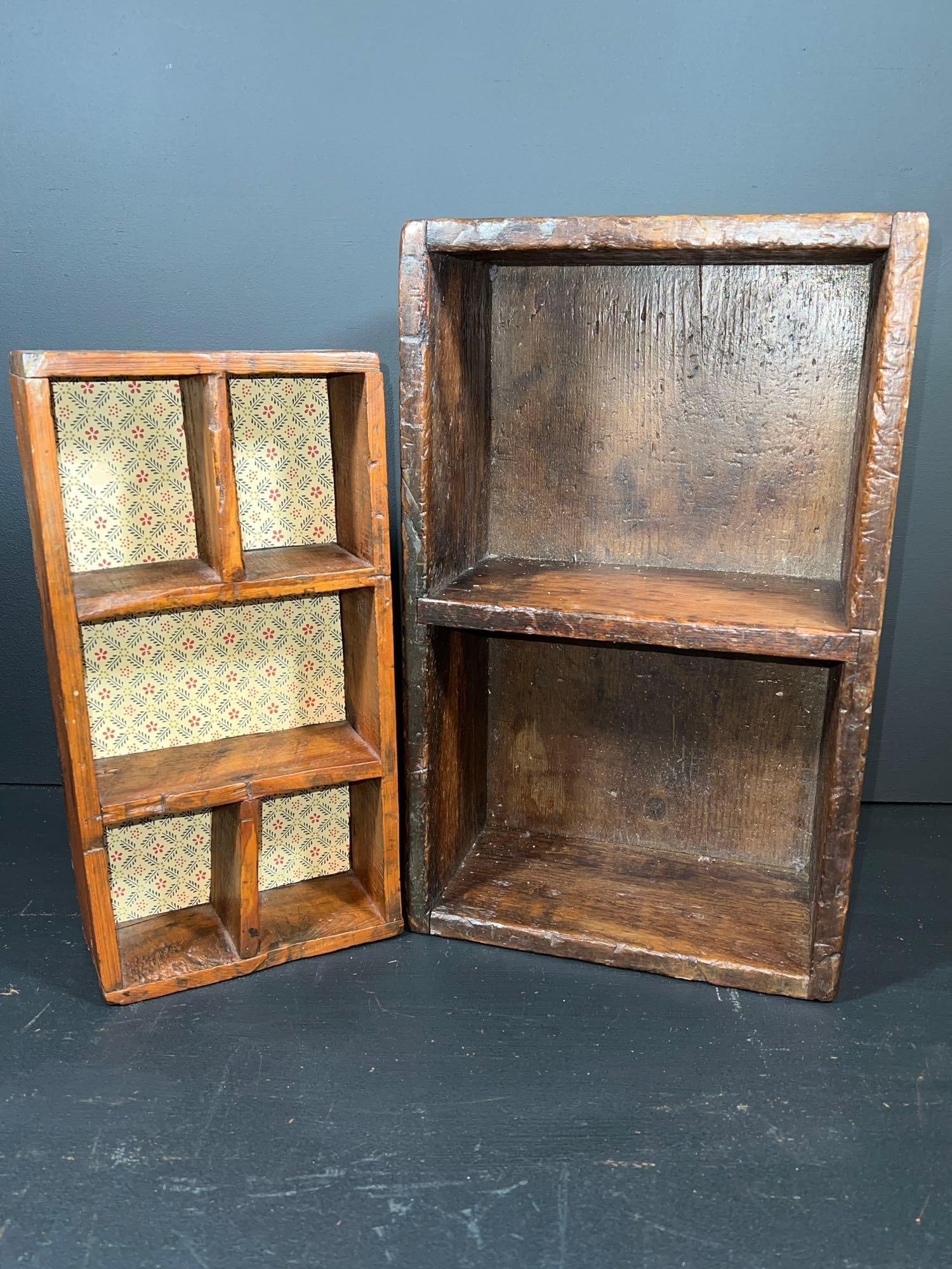 Antique Divided Wooden Boxes (1 of 14)