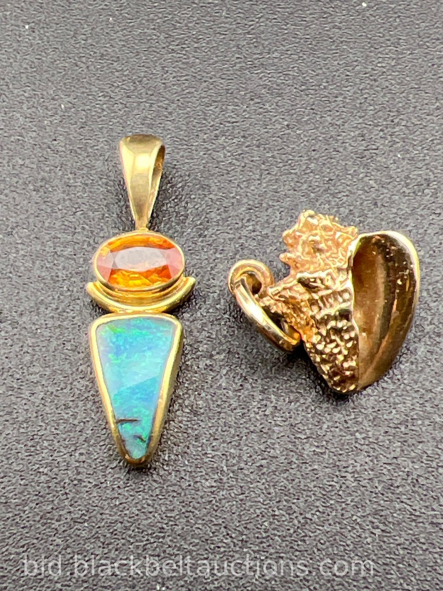 Gold Pendant & Charm (1 of 6)