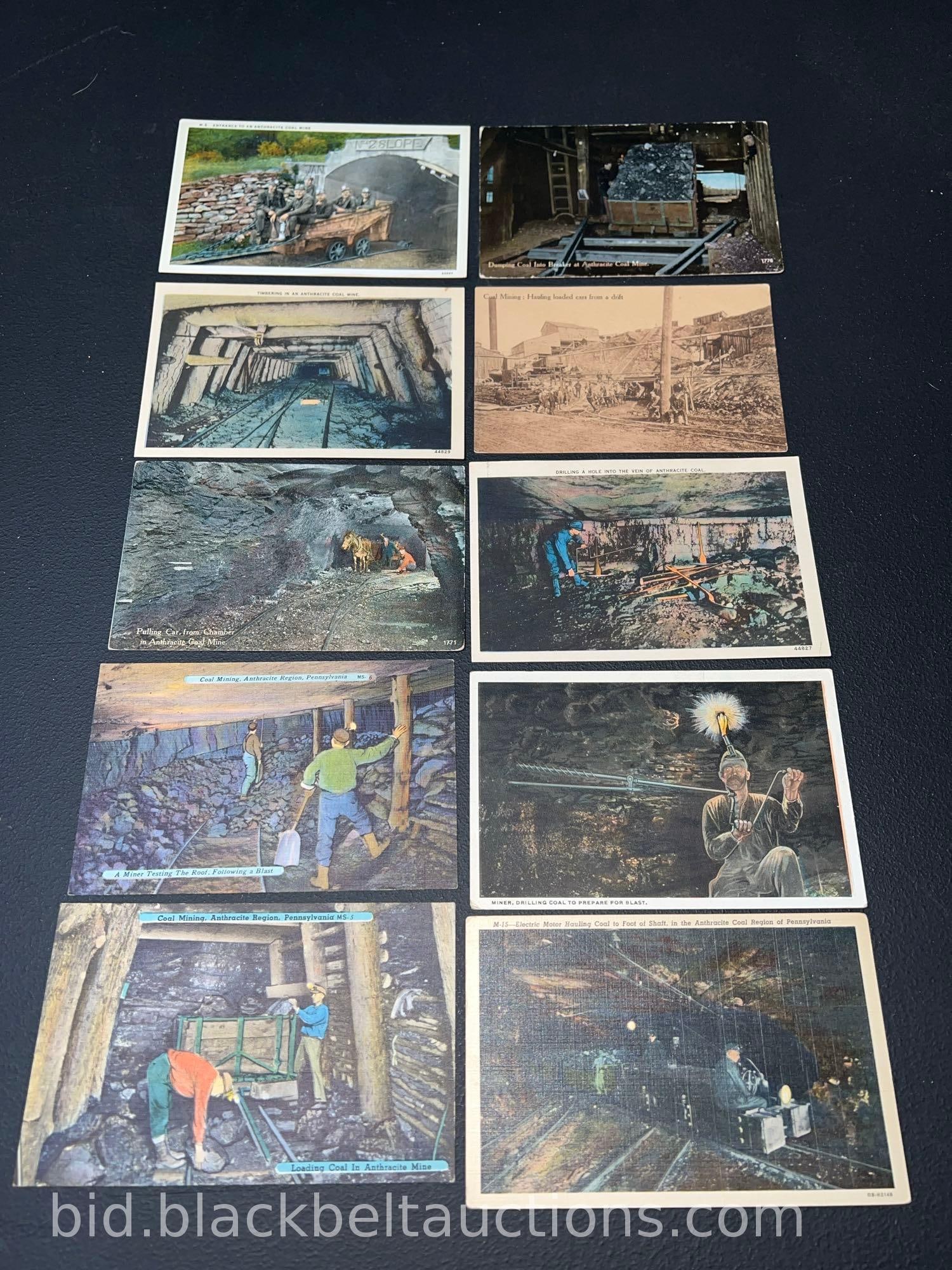 Grouping of Coal Mining Post Cards (1 of 4)