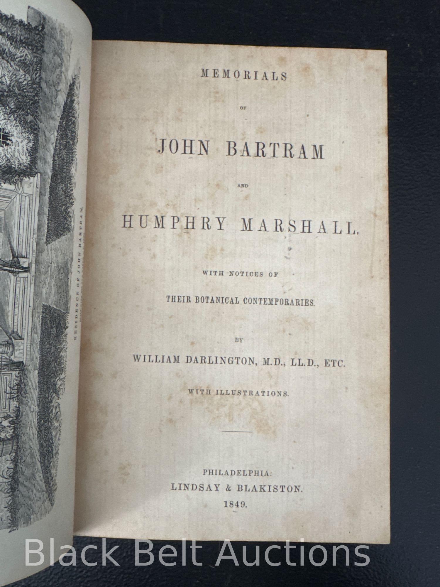 Book “Memorials of John Bartram…” w/ Letter (1 of 15)