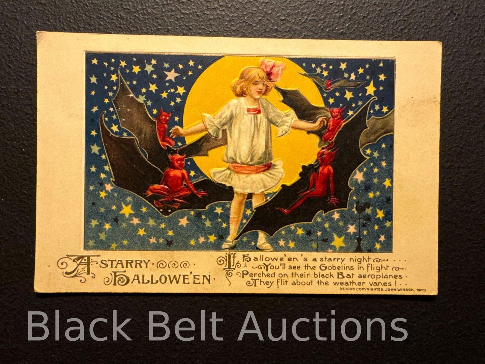 Victorian Halloween Post Card (1 of 2)