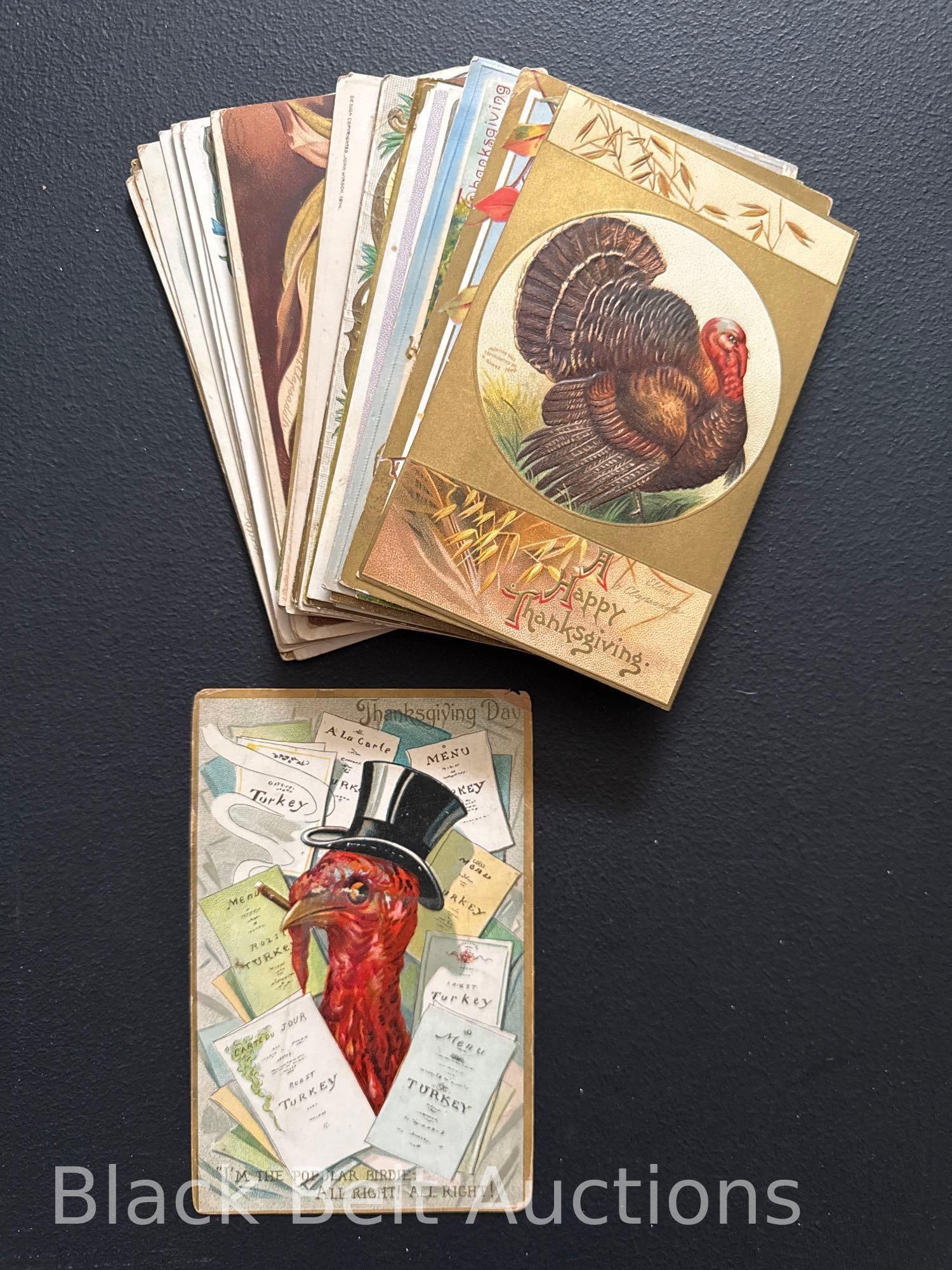 37 Victorian Thanksgiving Post Cards (1 of 13)