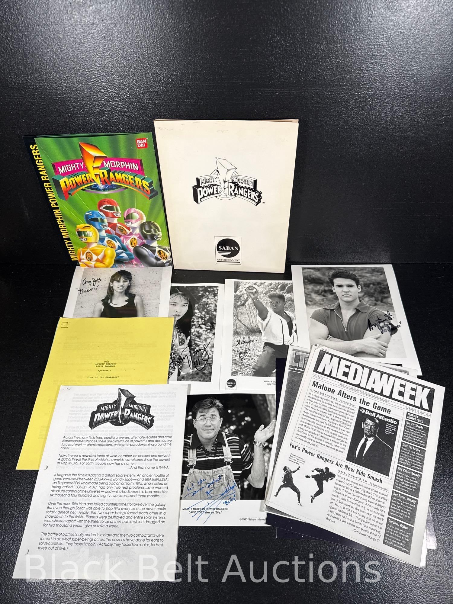 Power Ranges Press Kit with Autographs (1 of 11)