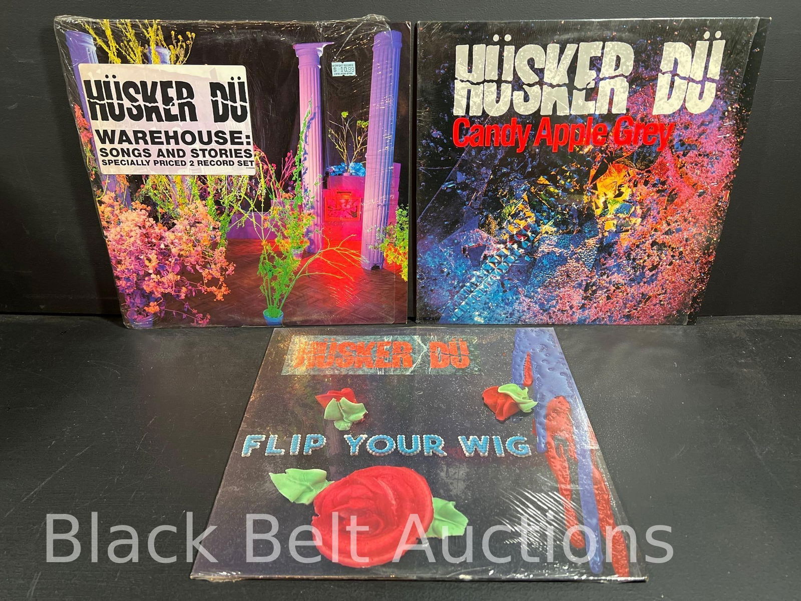 Three Vintage Husker Du Vinyl Records (1 of 18)