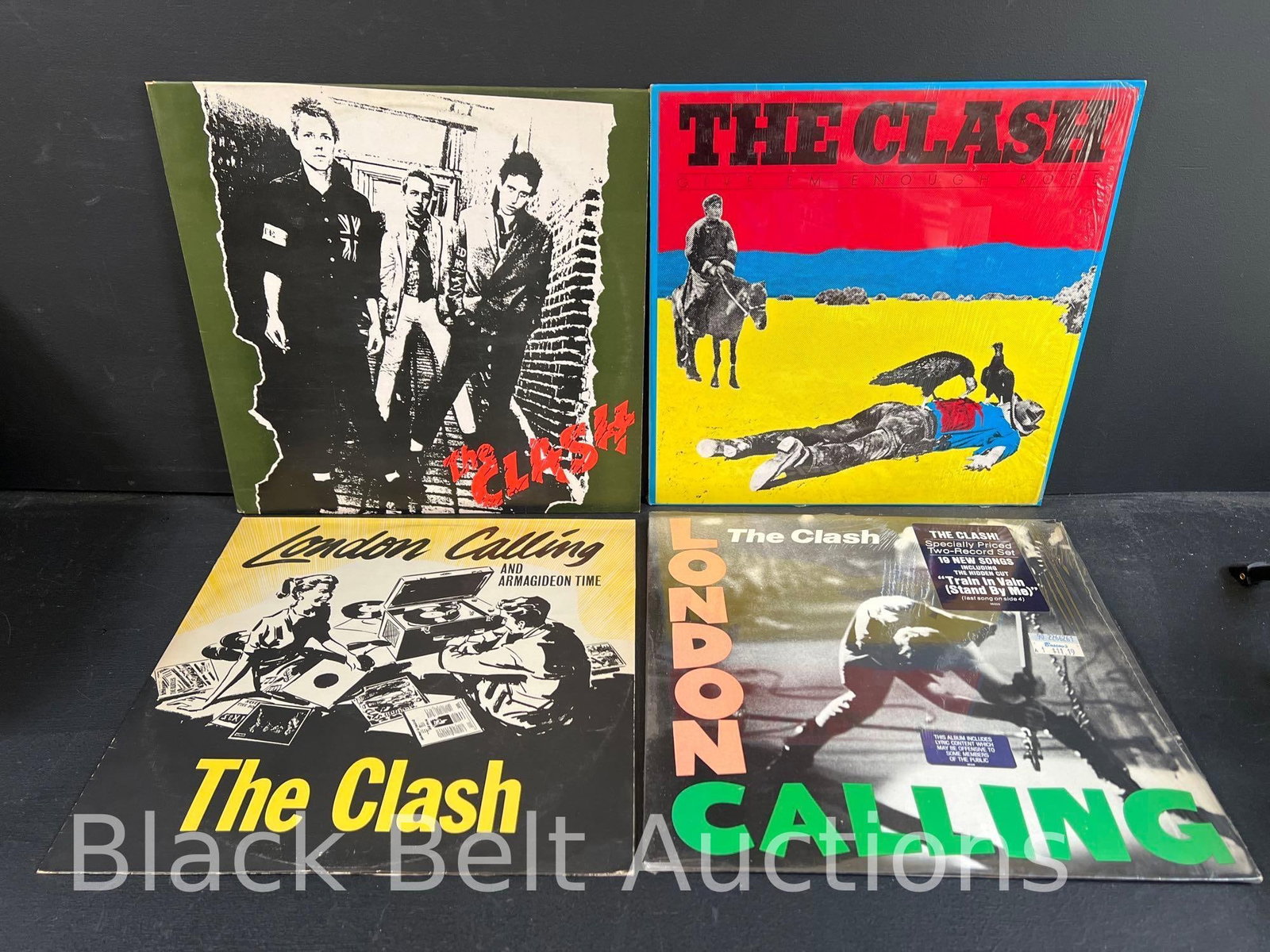 Four Vintage Vinyl Records from The Clash (1 of 18)
