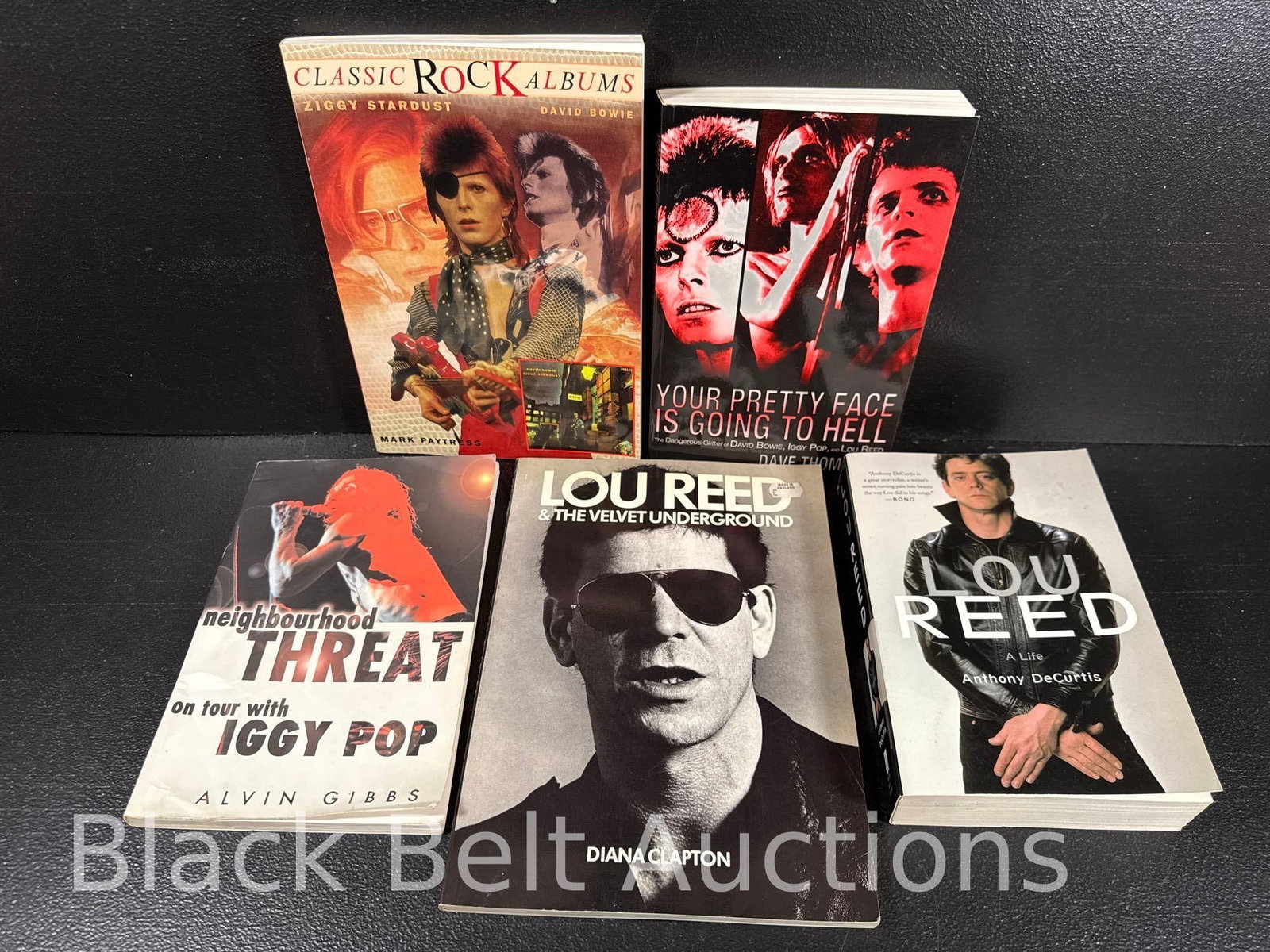 Lou Reed, David Bowie and Iggy Pop Books (1 of 20)