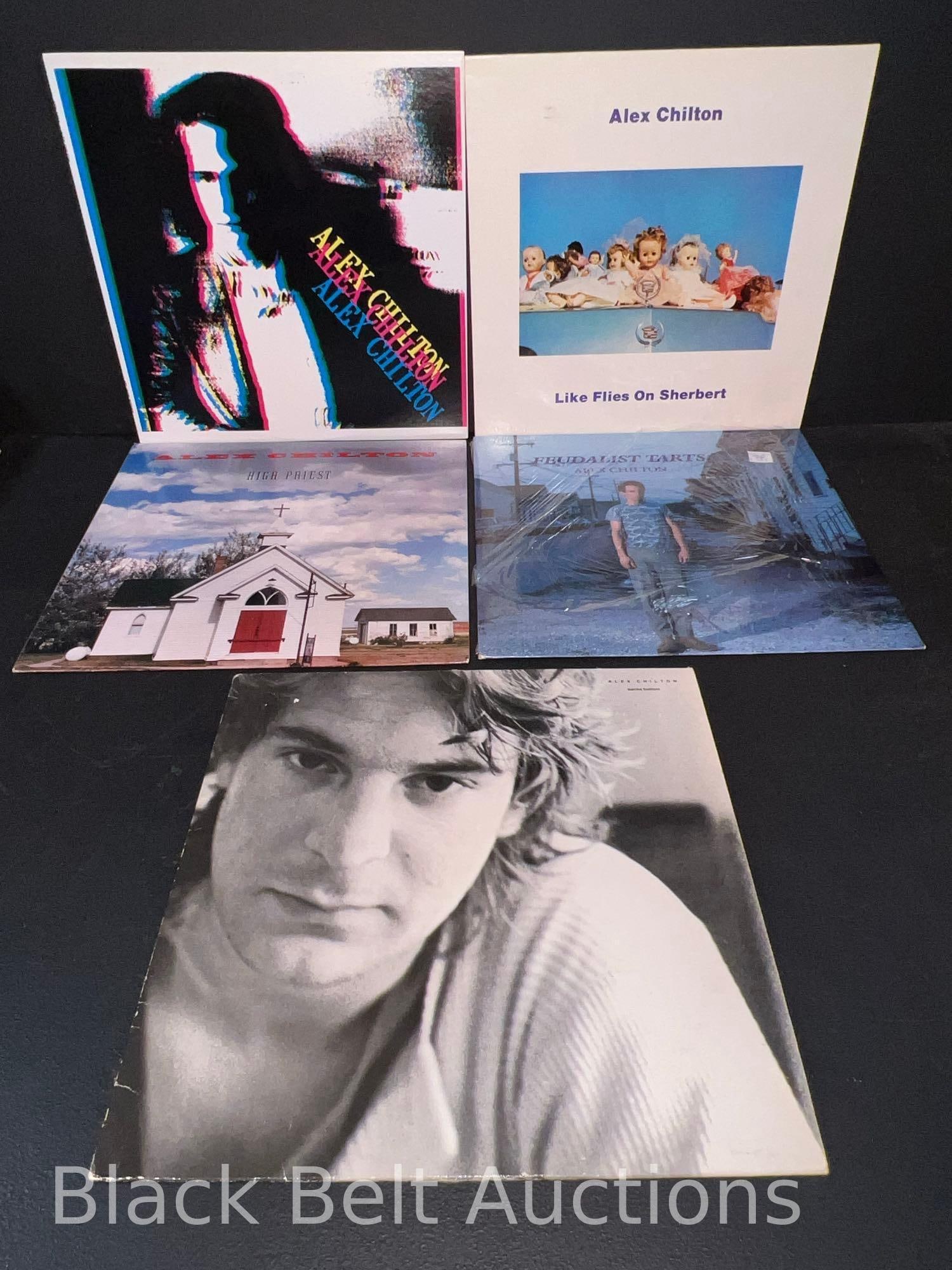 Five Vintage Vinyl Alex Chilton LPs (1 of 20)