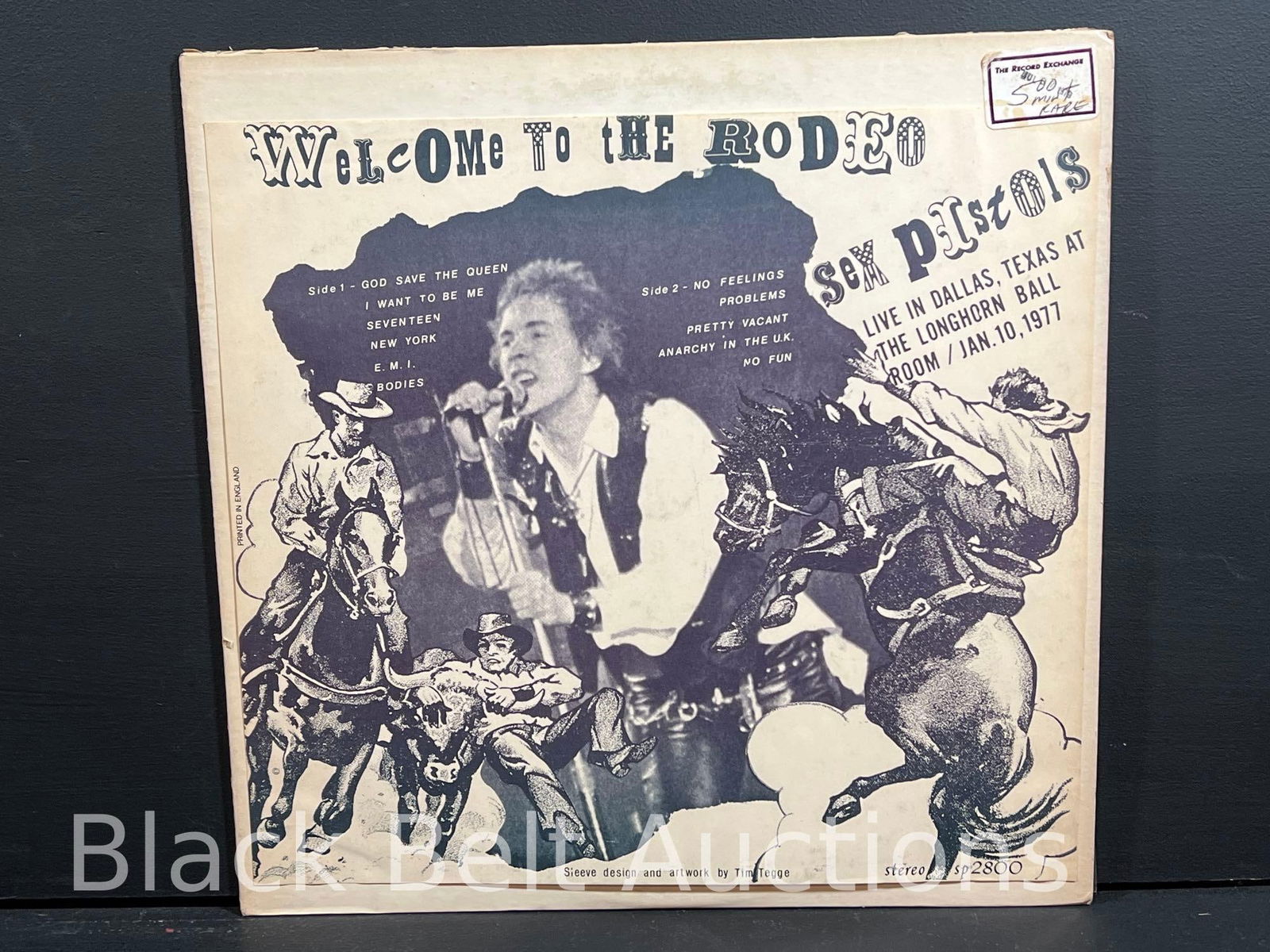 Sex Pistols “Welcome to the Rodeo” Vinyl Lp (1 of 4)