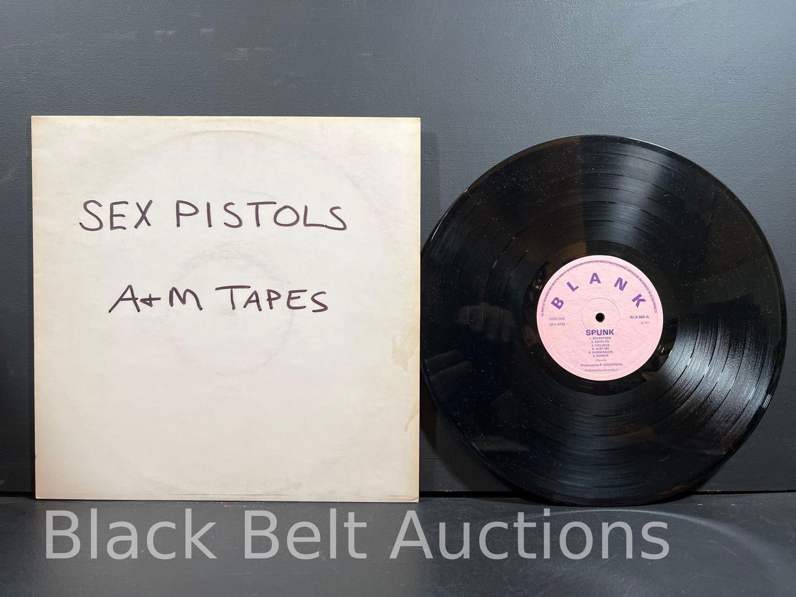 Sex Pistols “Spunk” Vintage Vinyl Record (1 of 3)
