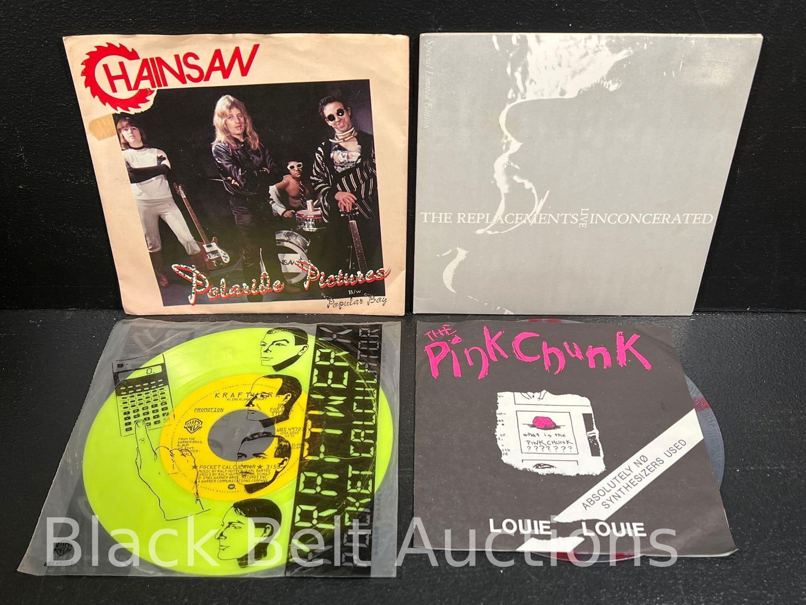 Four Vinyl Punk & Krautrock 45 RPM Records (1 of 17)