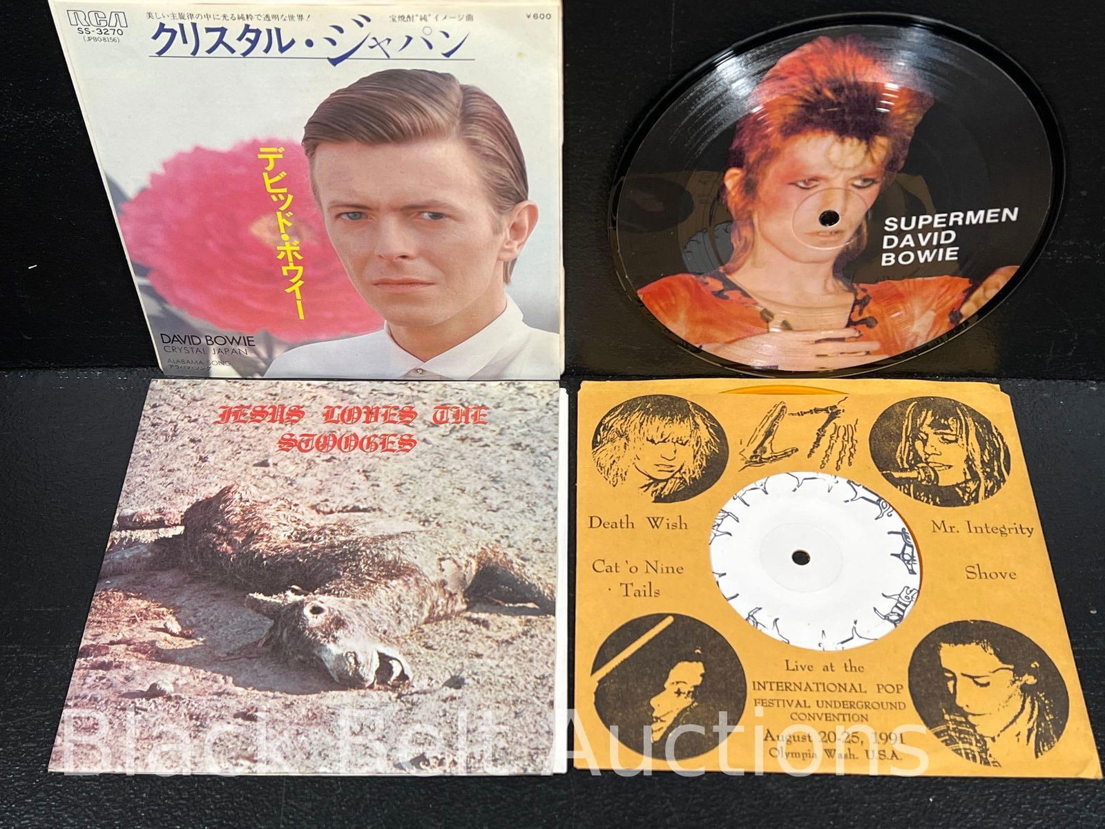 Four Vintage Vinyl Glam, Punk & Grunge Records (1 of 18)