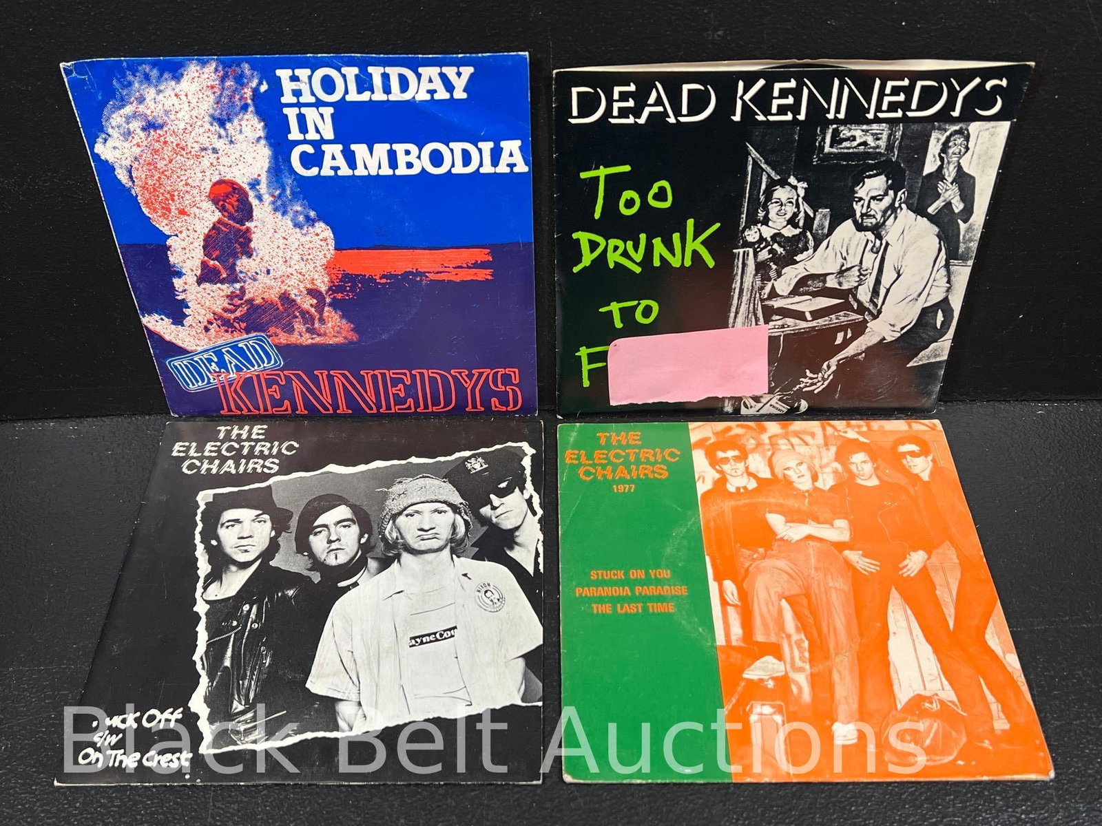 Four Vintage Vinyl Punk Rock 45 RPM Records (1 of 19)