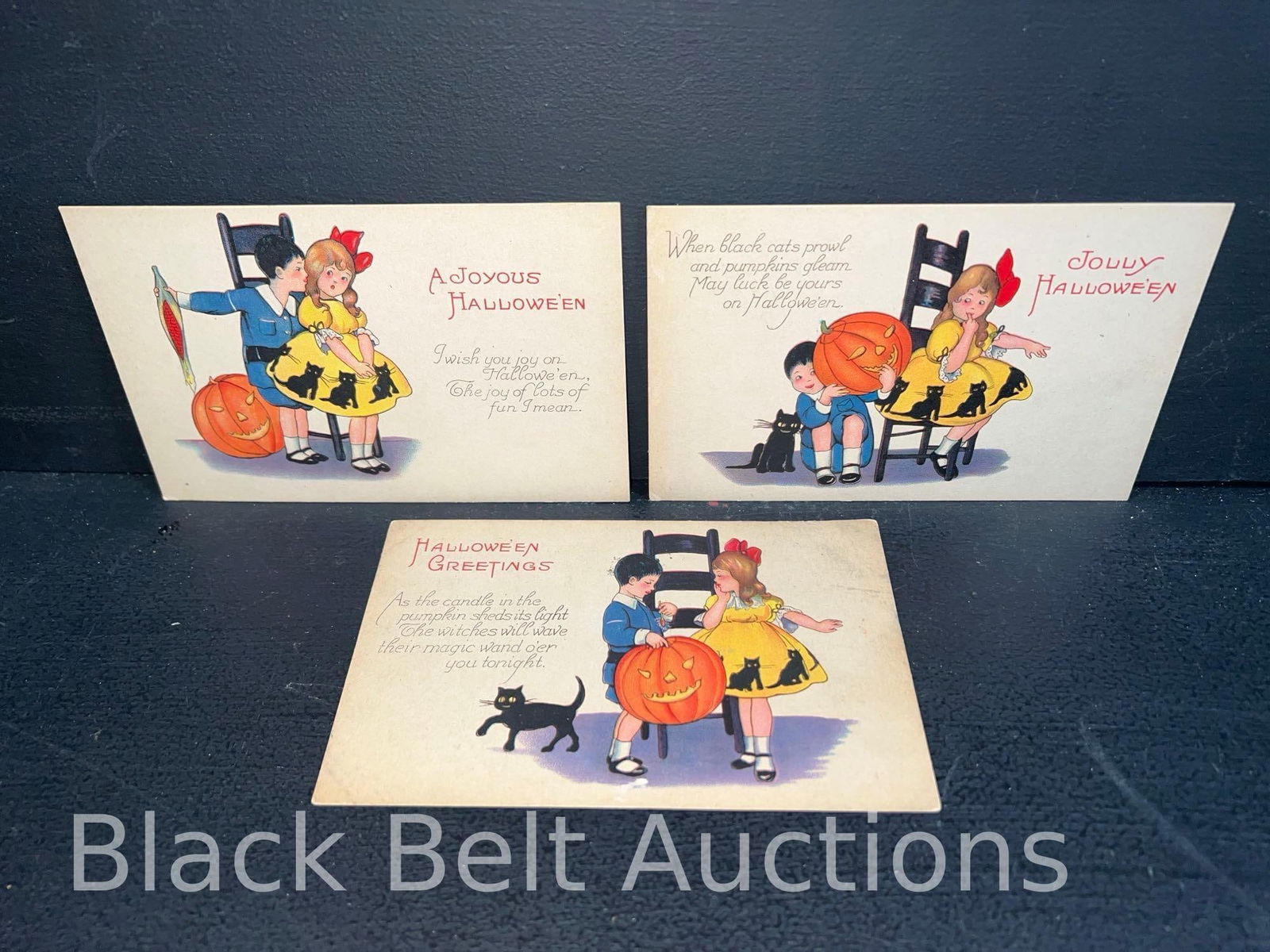 Three Vintage Halloween Post Cards (1 of 2)