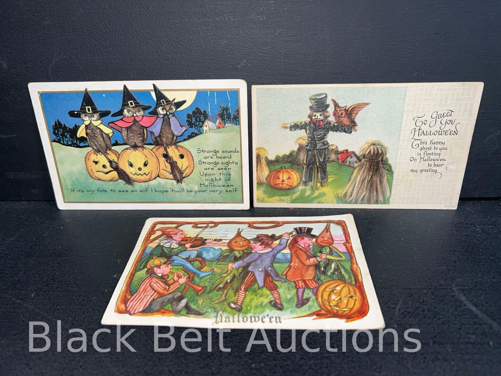 Three Vintage Halloween Post Cards (1 of 2)