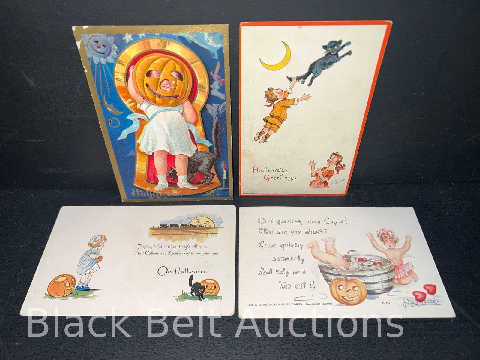 Four Vintage Halloween Post Cards (1 of 2)