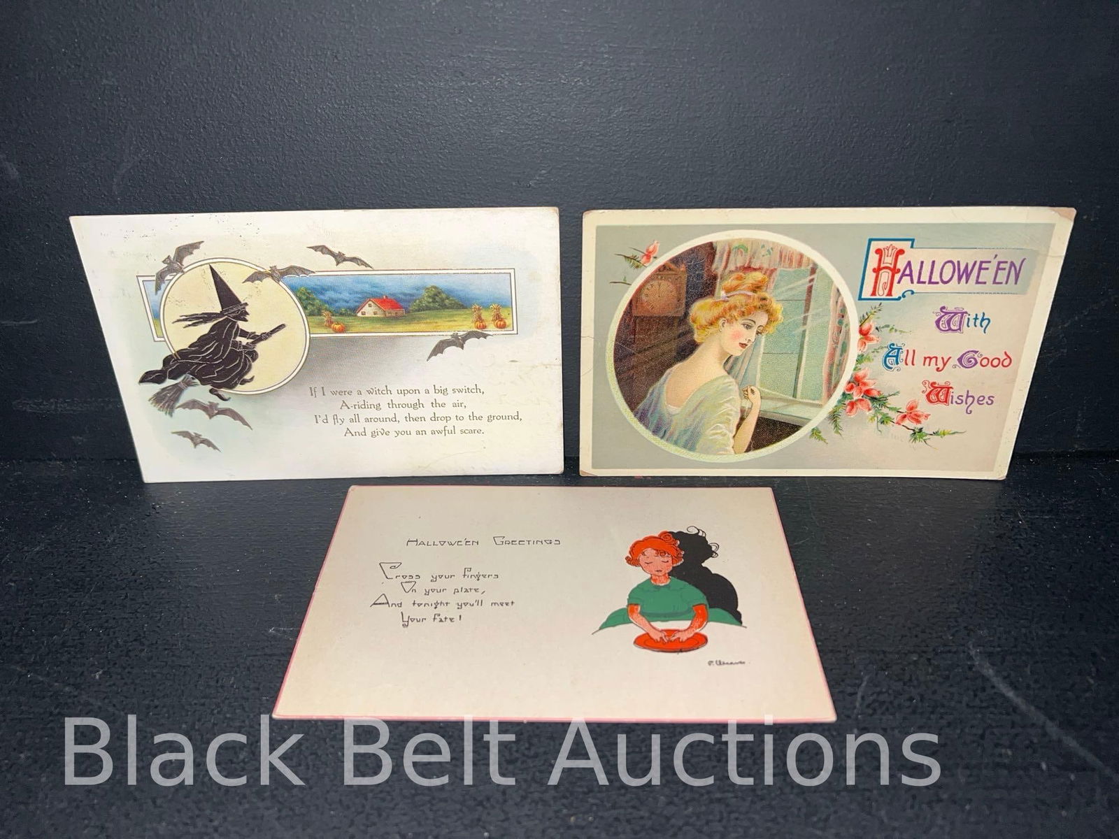 Three Vintage Halloween Post Cards (1 of 2)