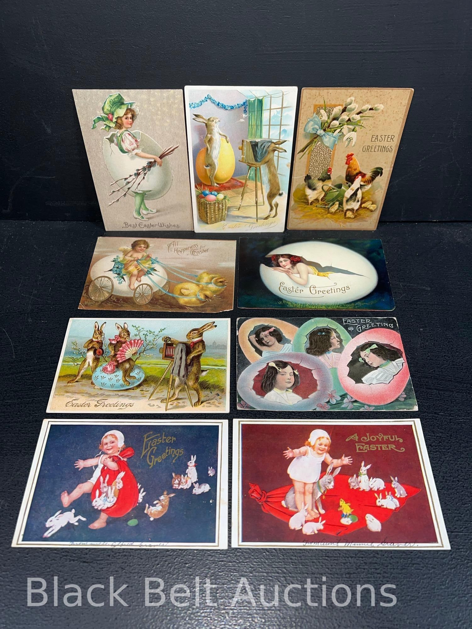 Nine Vintage Easter Post Cards (1 of 2)