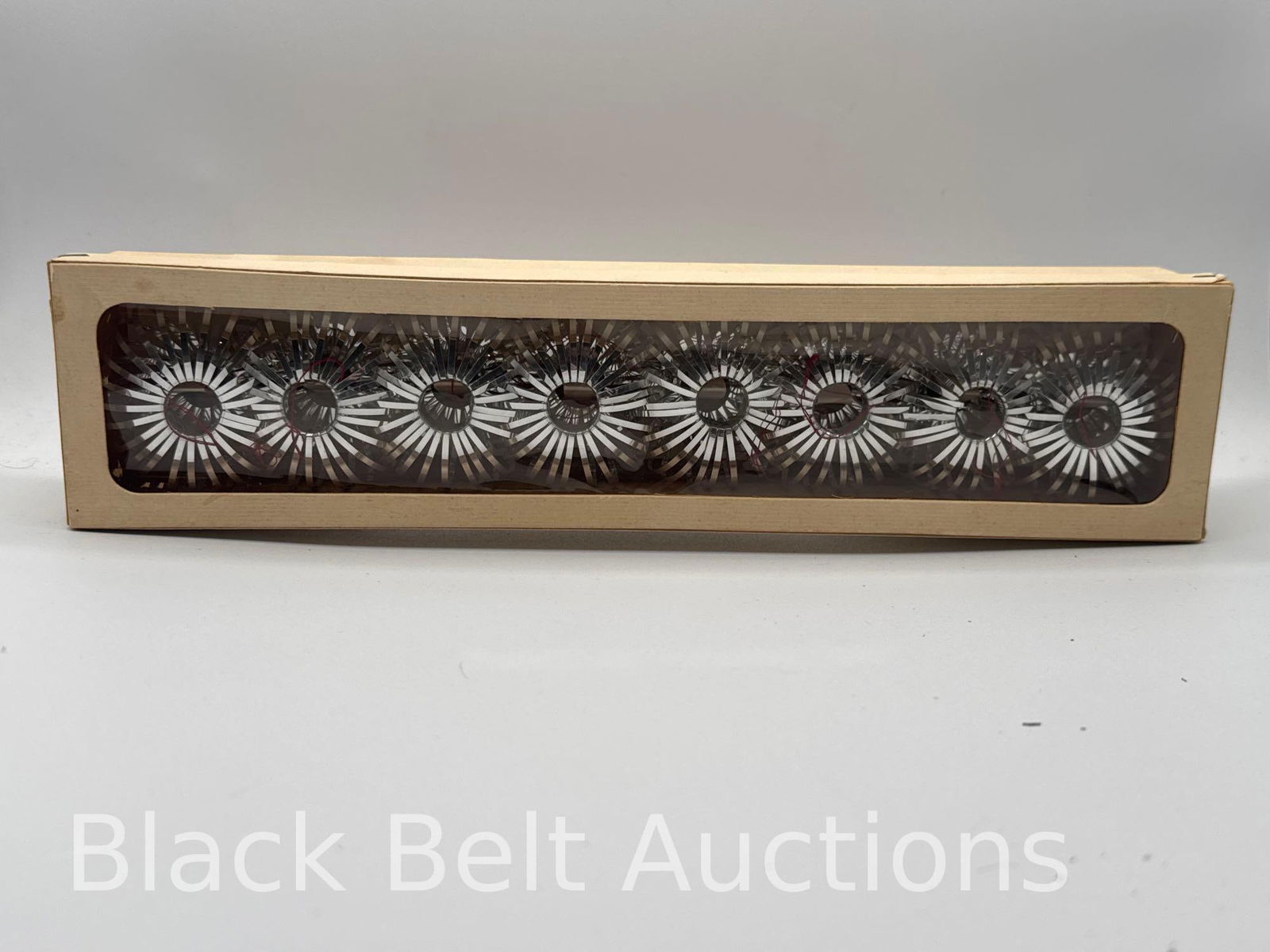 Vintage Denmark Candle Holders: Lot description: A set of 8 vintage Christmas or Holiday candle holders/decorations handmade in Holding Denmark by Anni and Bent Knudsen. A couple of the tinsels are disconnected. Additional sale info