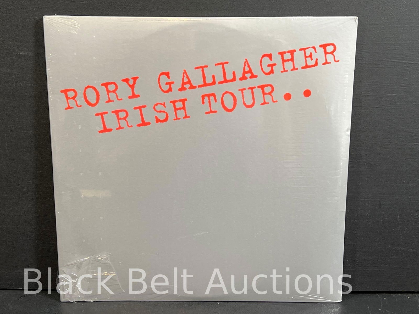 Rory Gallagher “Irish Tour” 2011 Reissue SEALED: Lot description: A 2011 reissue of Rory Gallagher’s 1974 Irish Tour double lp set in a gatefold cover. This was released by Eagle Records catalog no. ER201951. This record has never been opened