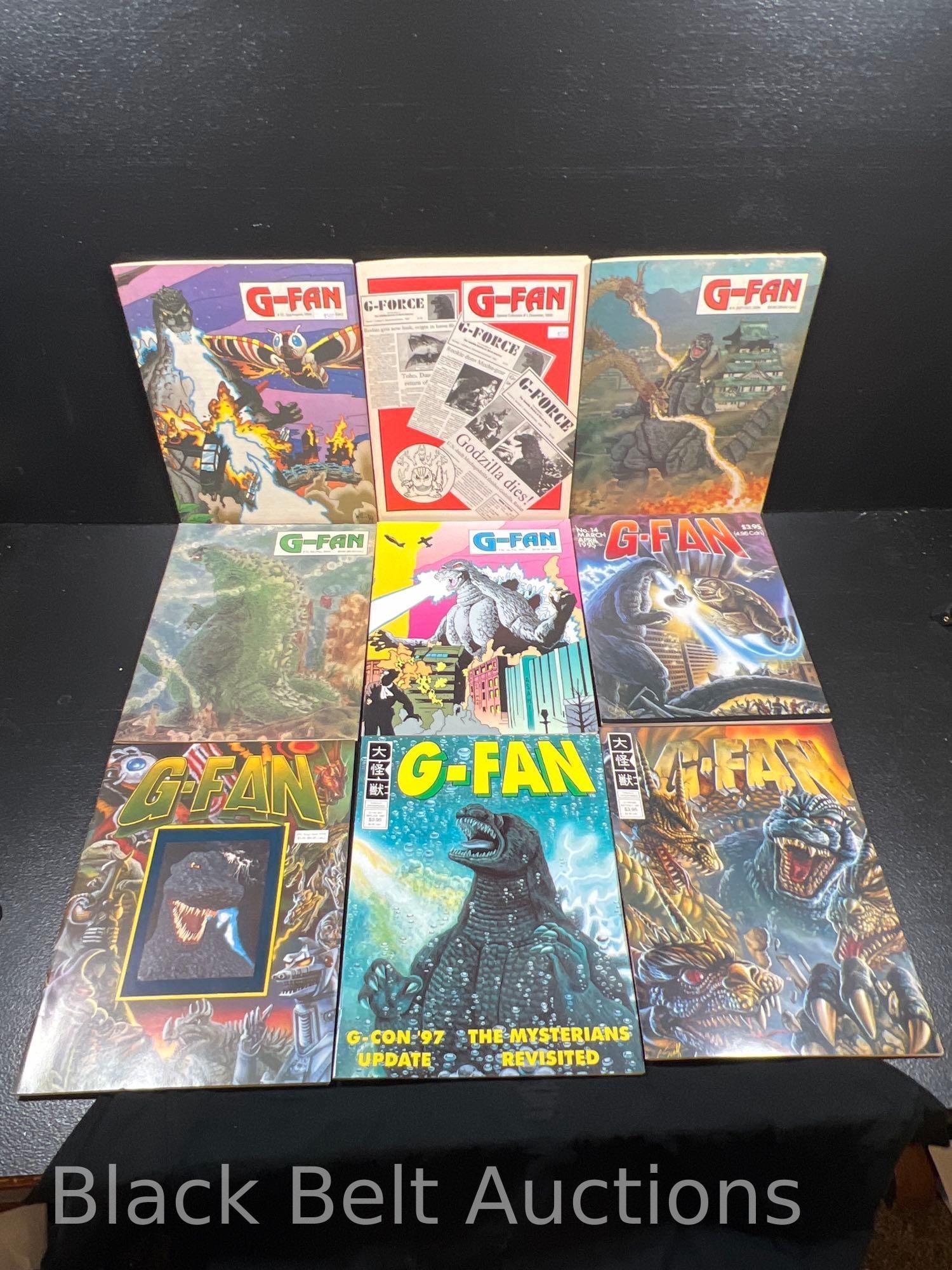Nine Vintage “G-Fan” (Godzilla) Magazines (1 of 19)