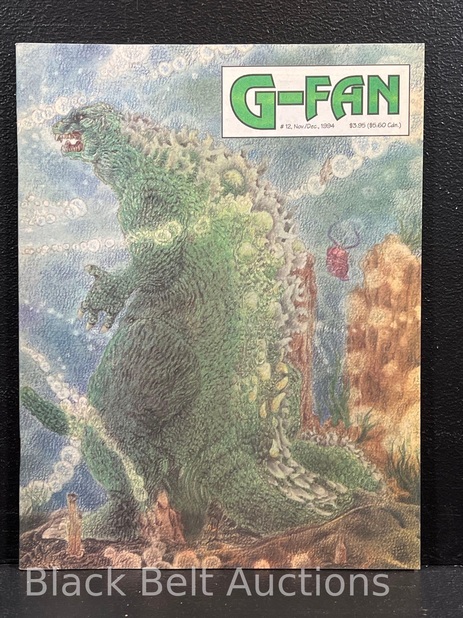 Nine Vintage “G-Fan” (Godzilla) Magazines - 8