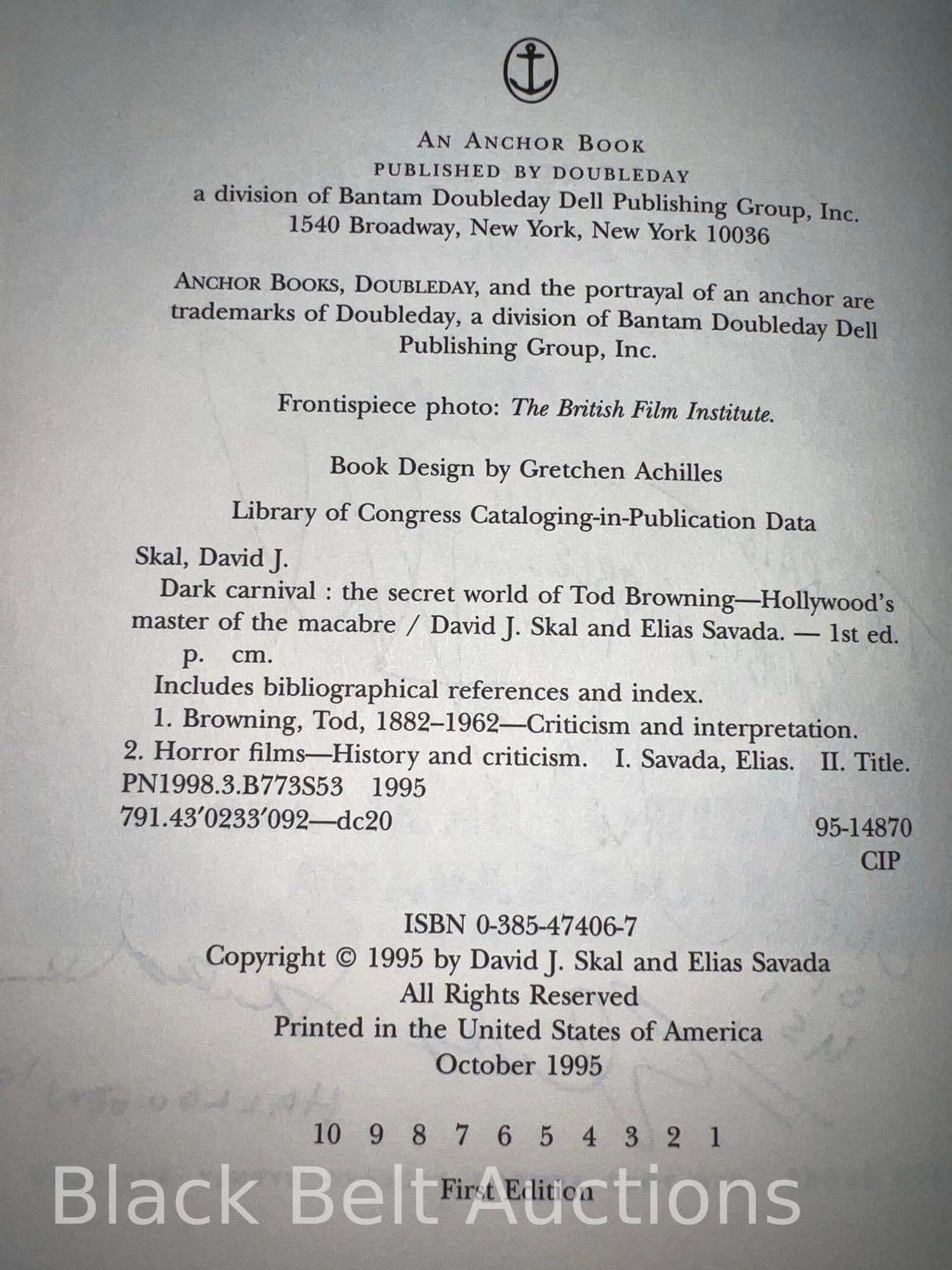 Three Signed Horror, Weird or Macabre Books - 11