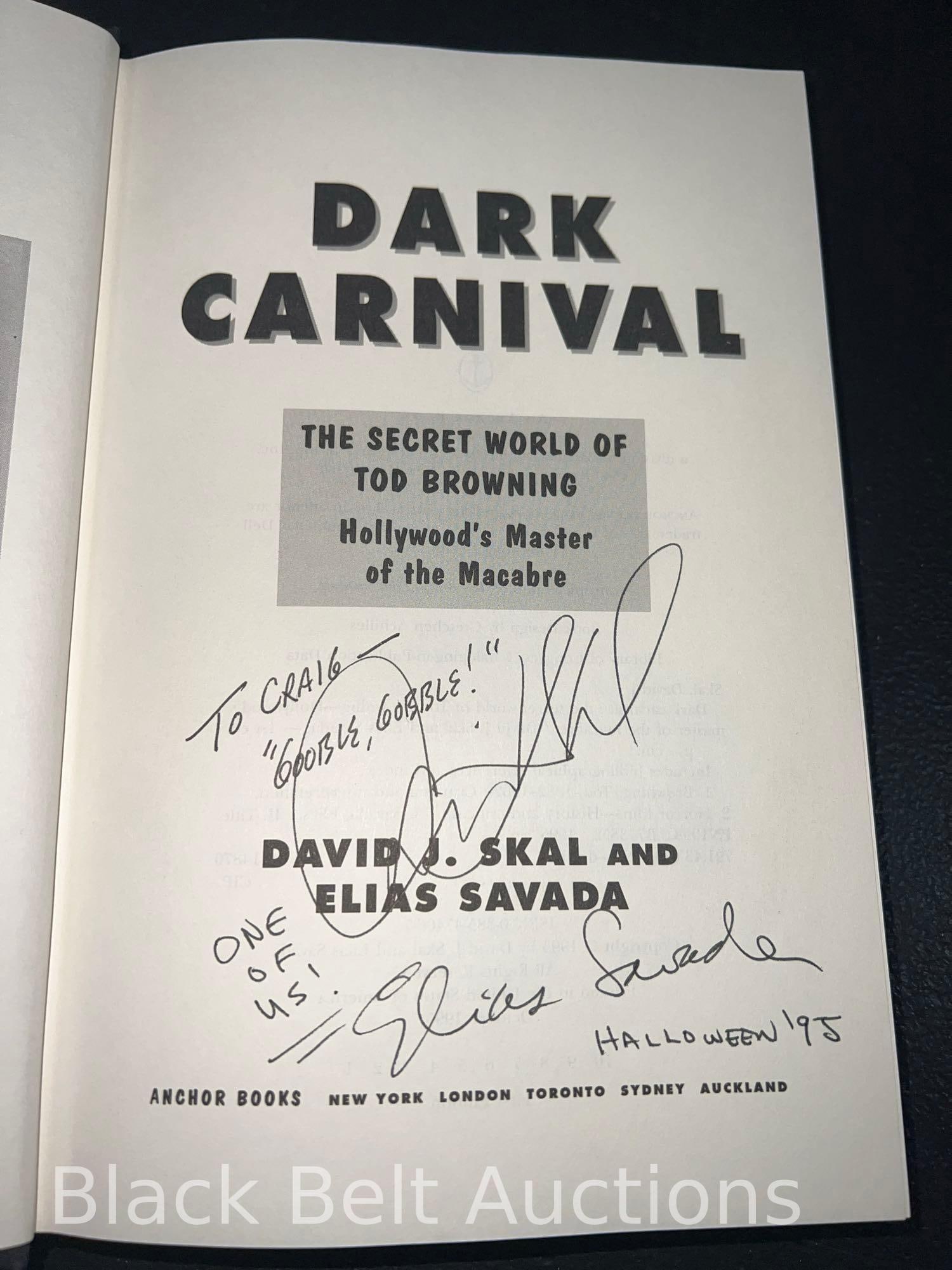 Three Signed Horror, Weird or Macabre Books - 12