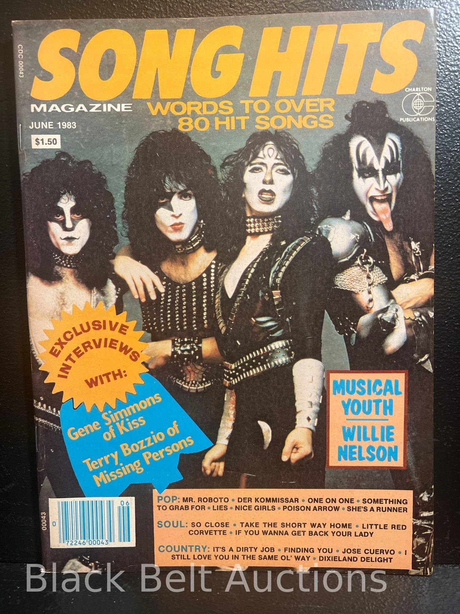Five Vintage KISS Feature Magazines - 15