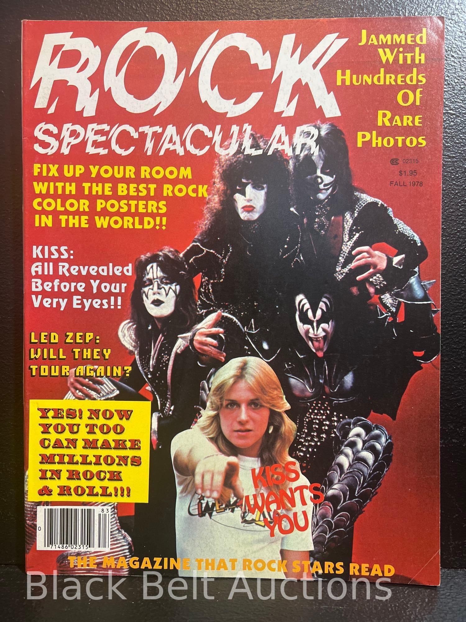 Five Vintage KISS Feature Magazines - 2