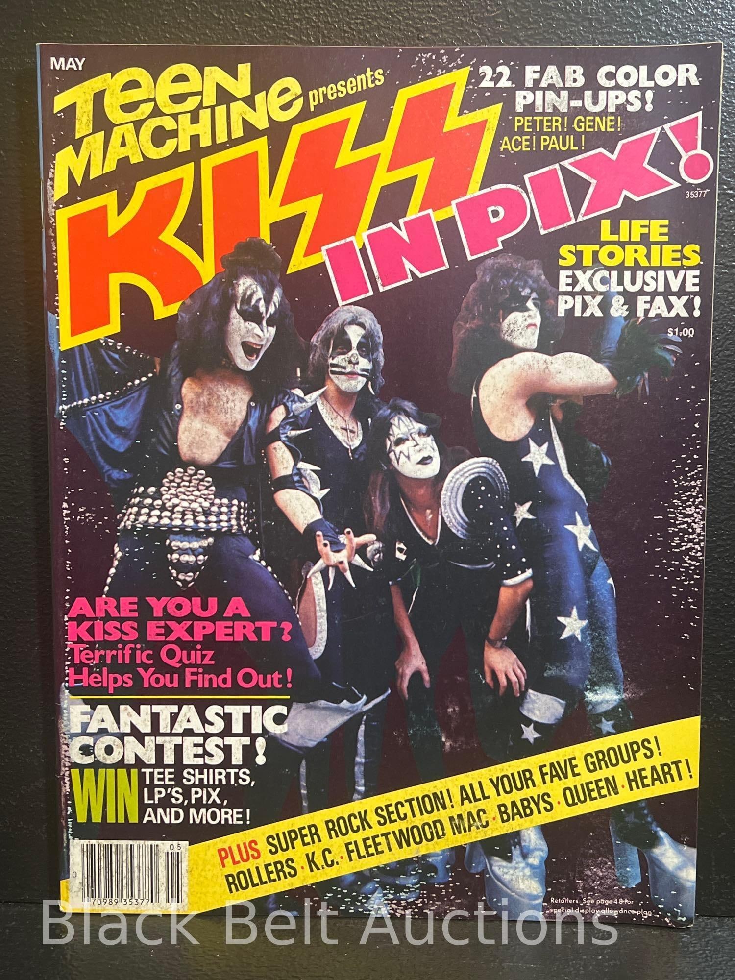 Five Vintage KISS Feature Magazines - 6