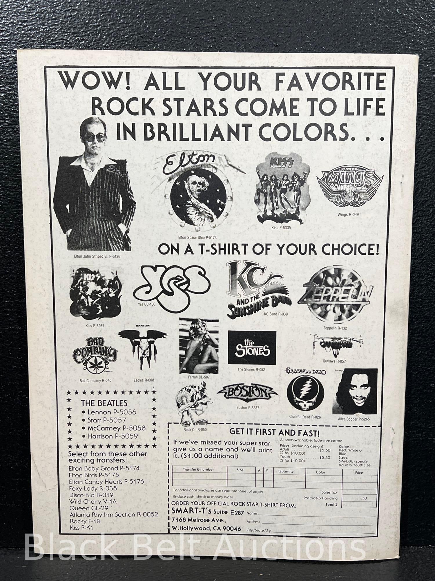 Four Vintage 1970s Super Rock Magazines - 3