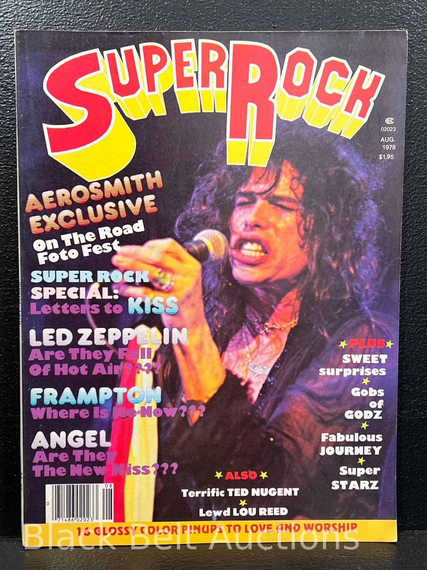 Four Vintage 1970s Super Rock Magazines - 4