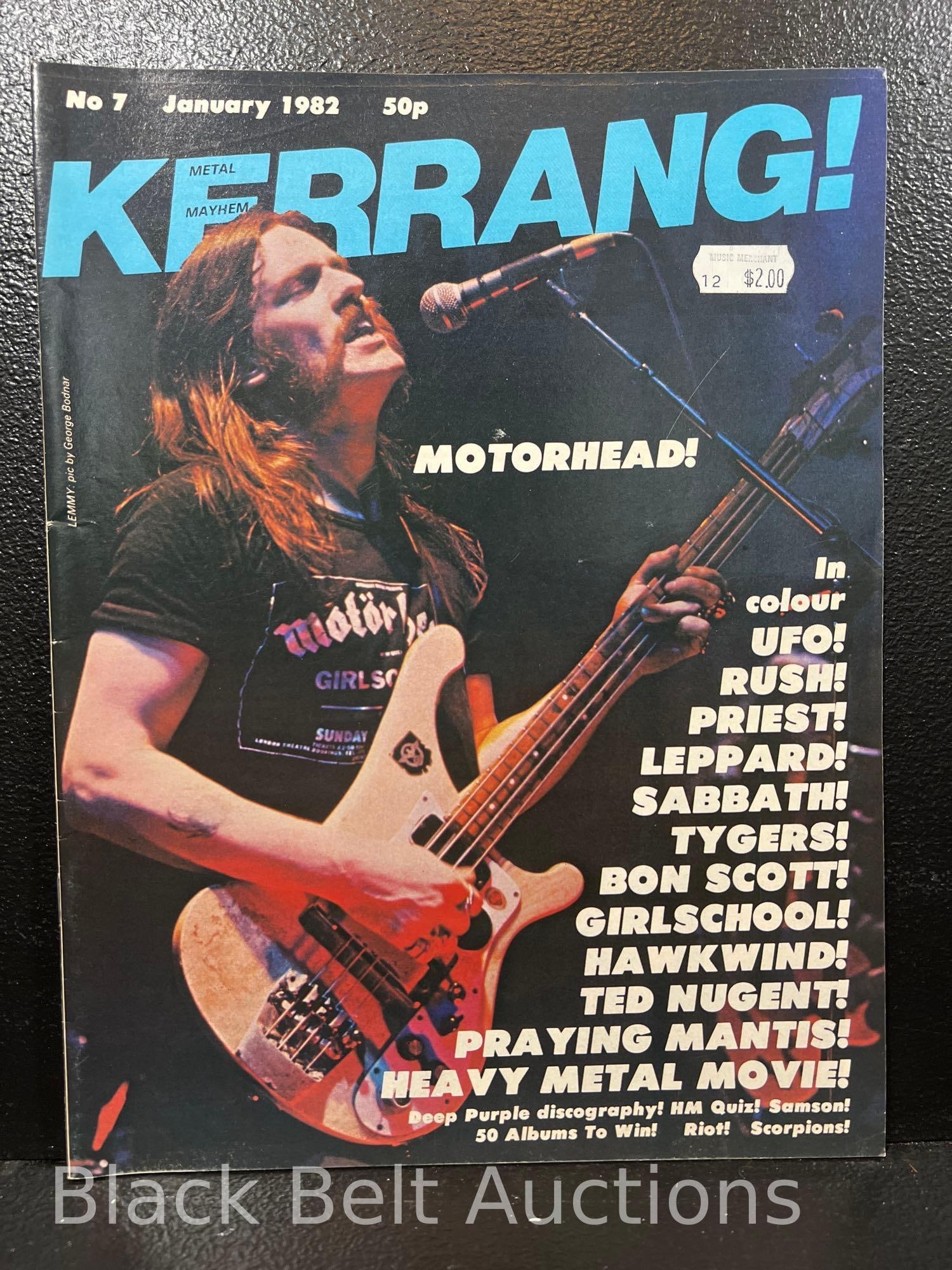 Ten Vintage Issues of Kerrang! Magazine - 4