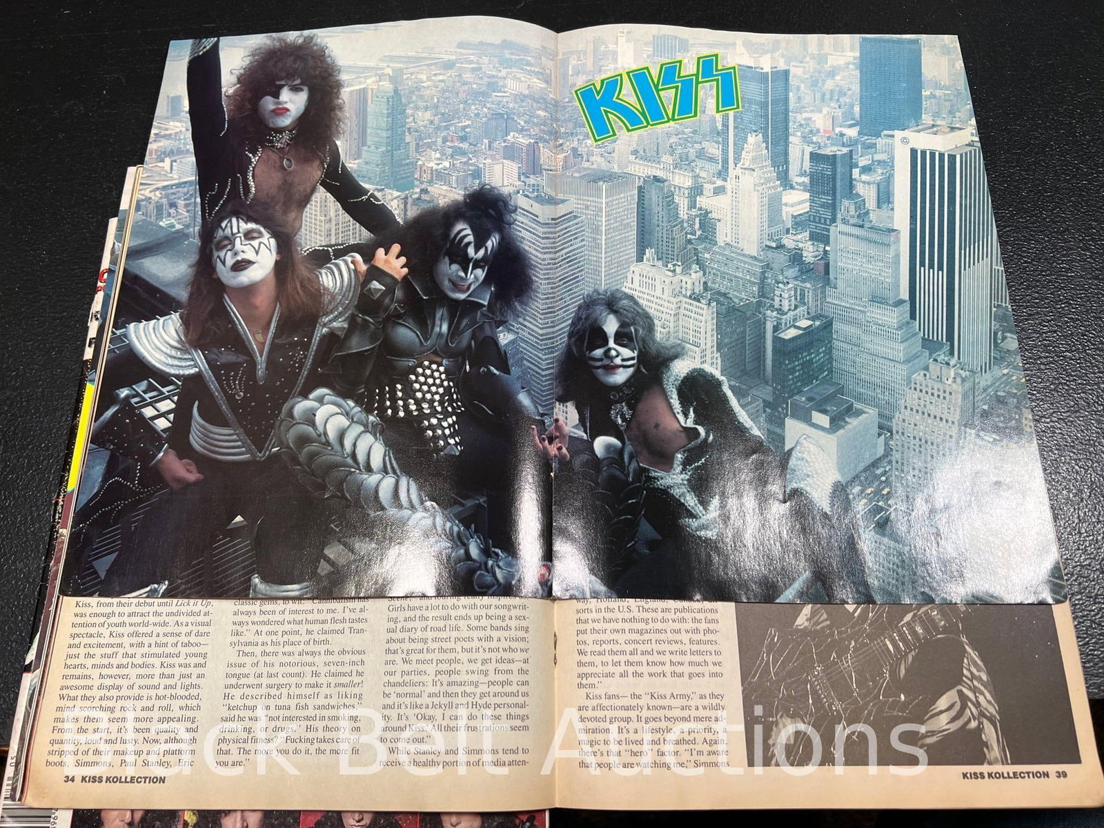 Four Vintage Magazines Featuring KISS - 11