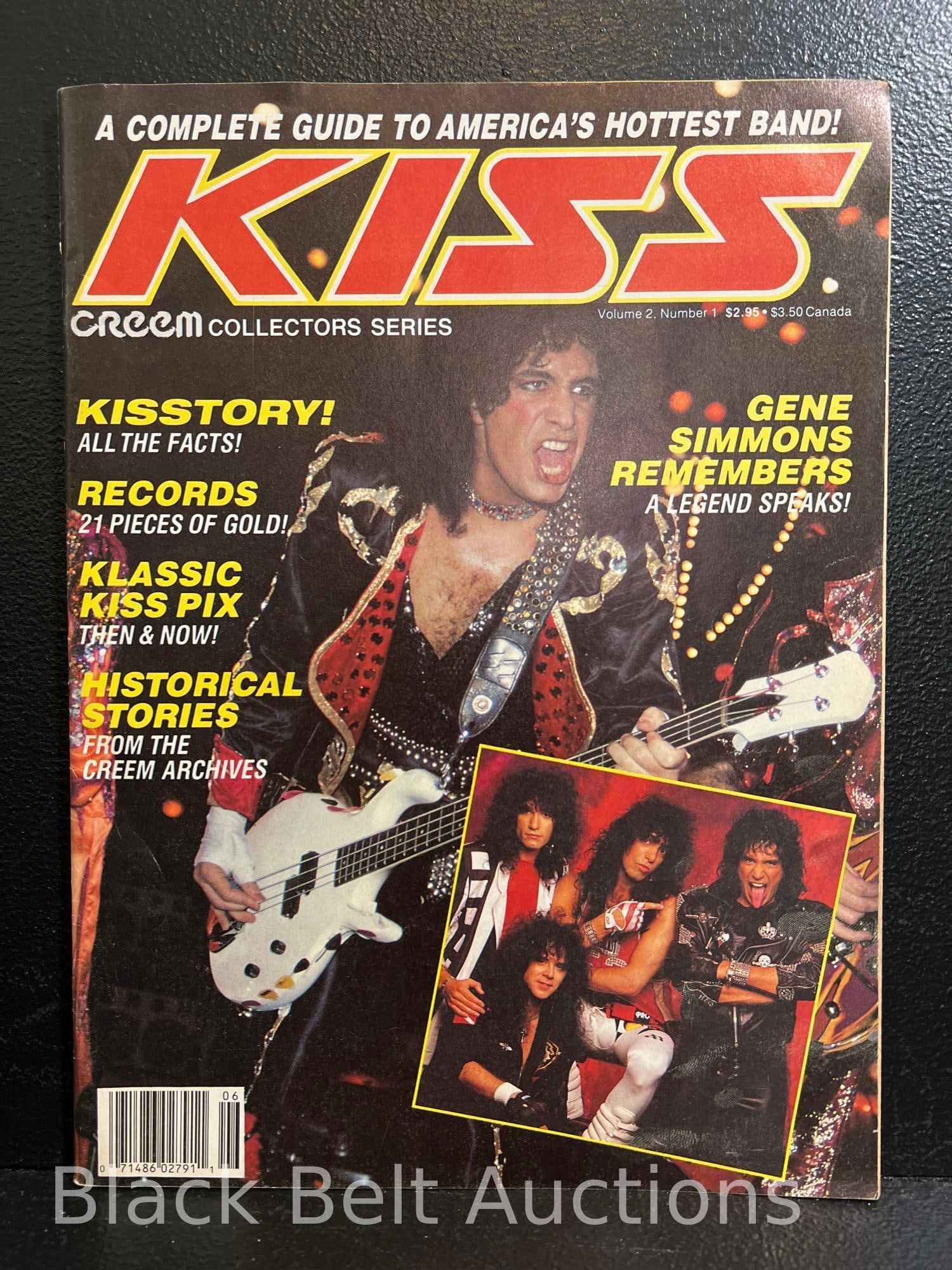 Four Vintage Magazines Featuring KISS - 6
