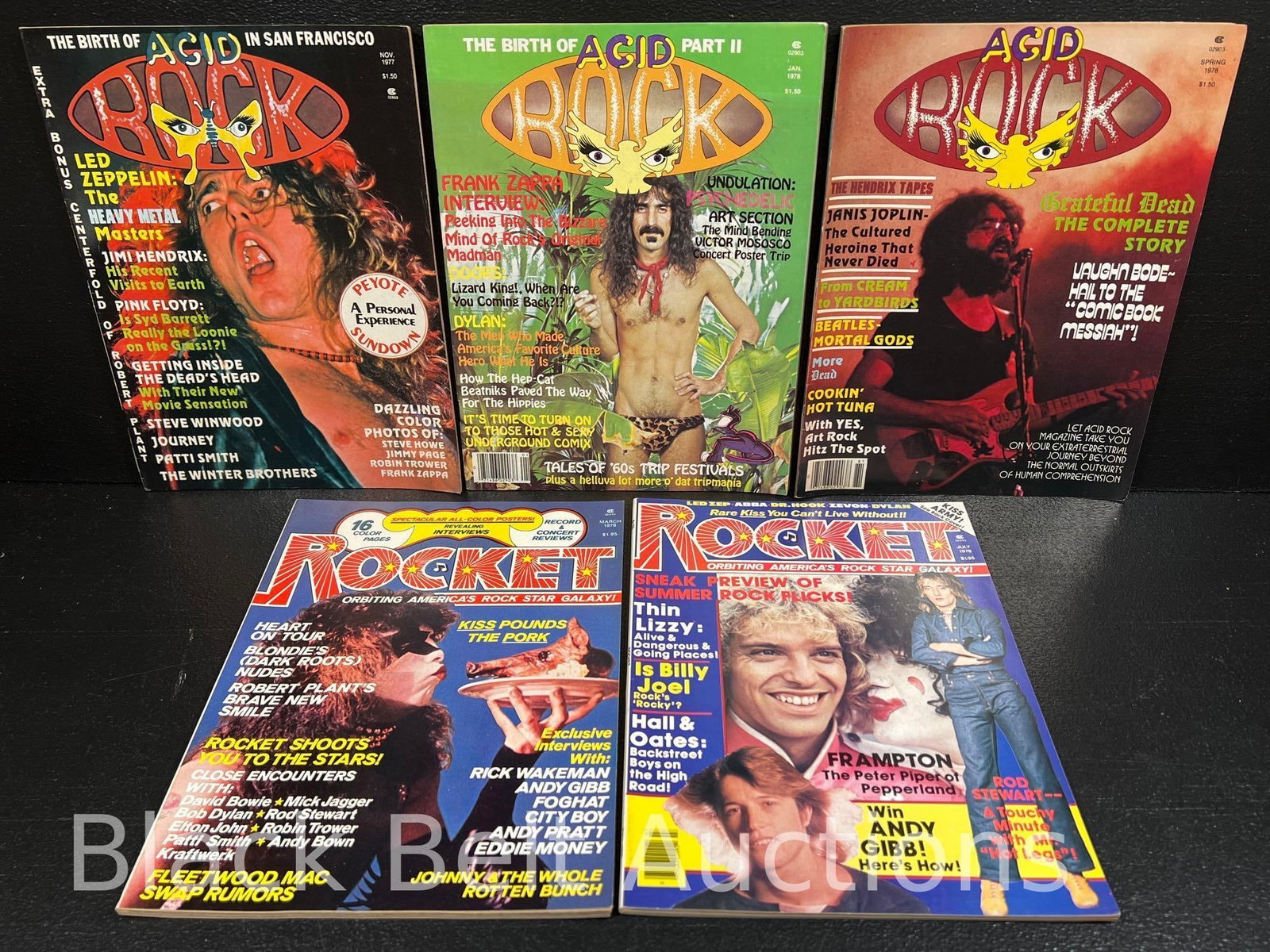 Five 1970s Rock Magazines (1 of 12)