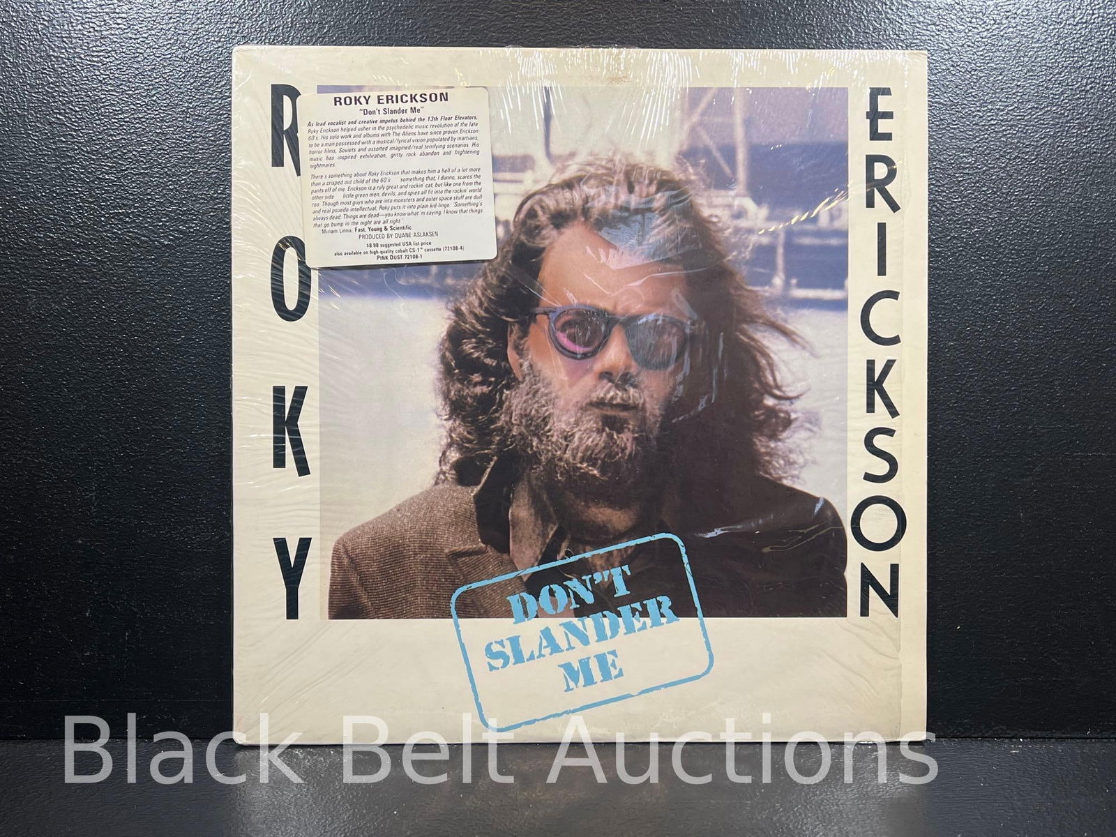 Two Vintage Roky Erickson Vinyl LPs - 2