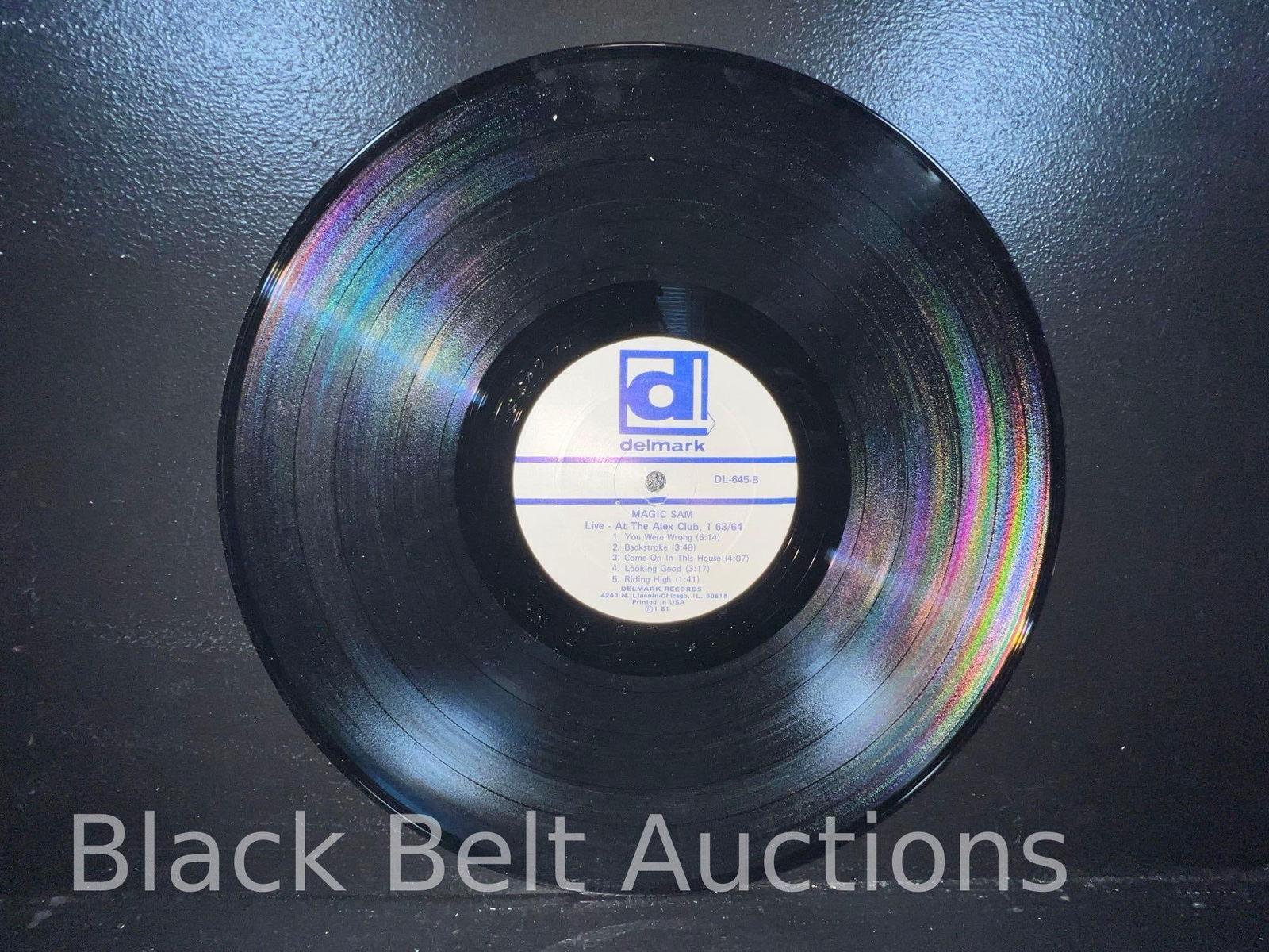 Three Vintage Vinyl Blues LPs - 12