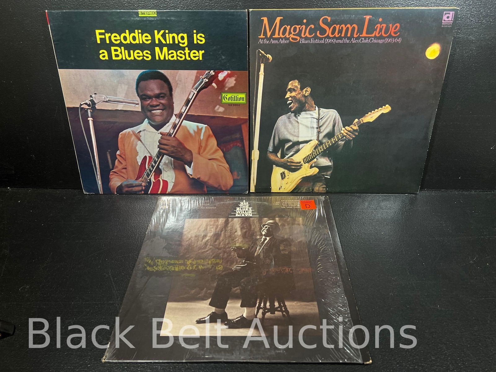 Three Vintage Vinyl Blues LPs (1 of 20)