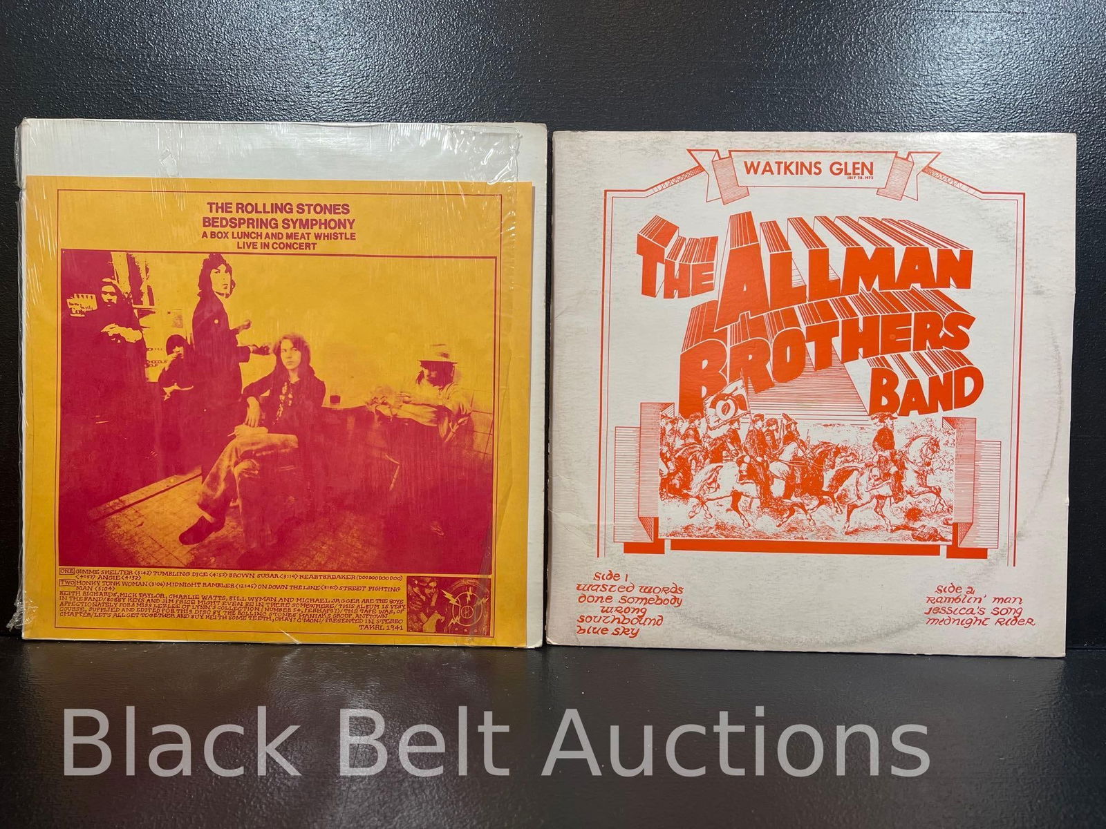 Rolling Stones and Allman Brothers Live LPs (1 of 11)