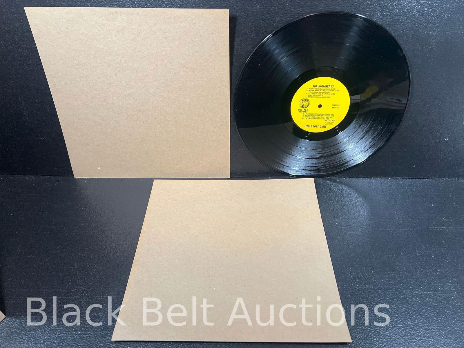 Three Vintage Runaways Related Vinyl LPs - 3