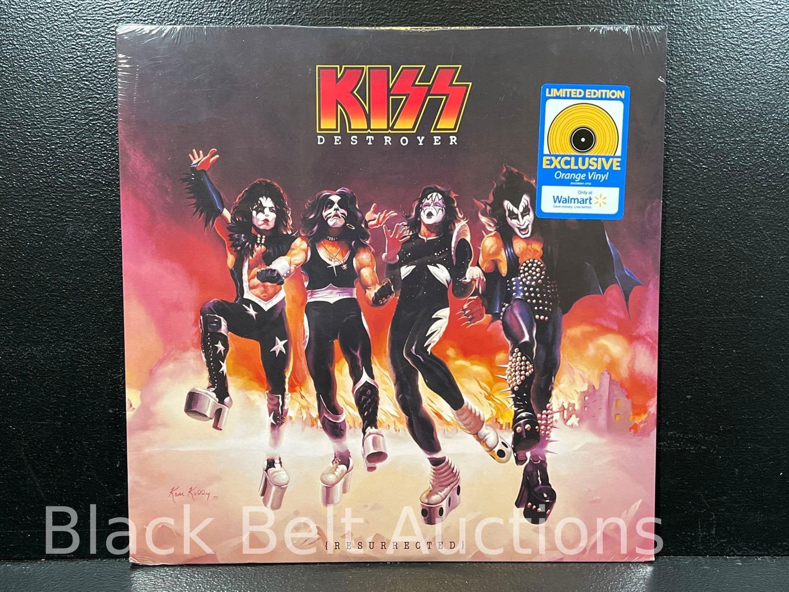 Two KISS and KISS Related Vinyl LPs - 2
