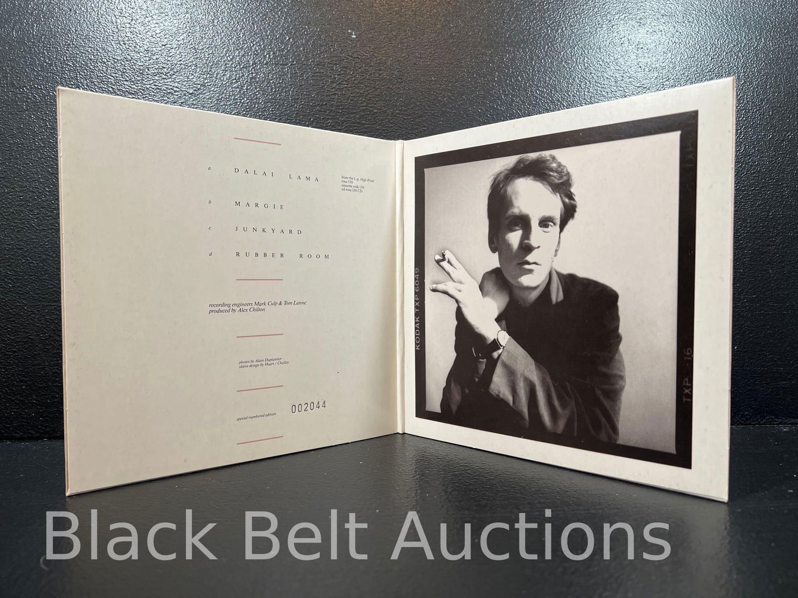 Alex Chilton Signed EP "Dalai Lama + 3" - 3