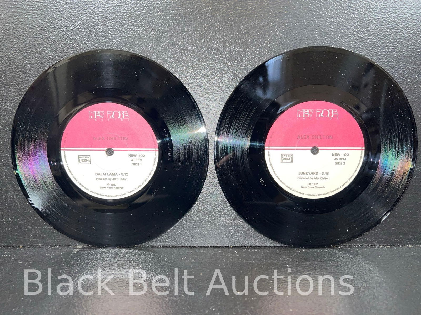 Alex Chilton Signed EP "Dalai Lama + 3" - 5