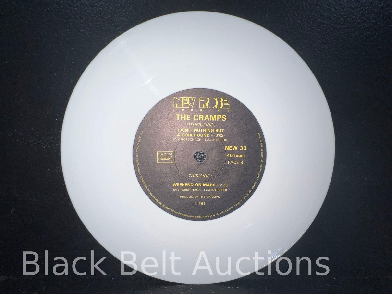 The Cramps 45 Signed by Lux and Ivy - 4