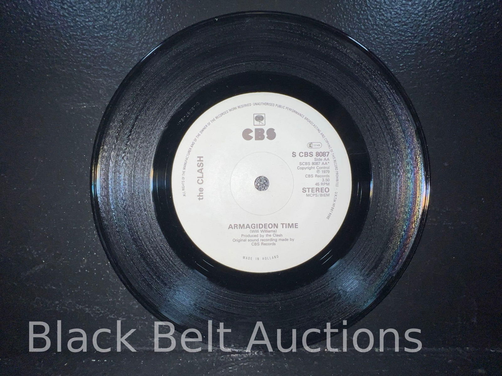 Clash 45 Signed by Joe Strummer - 4